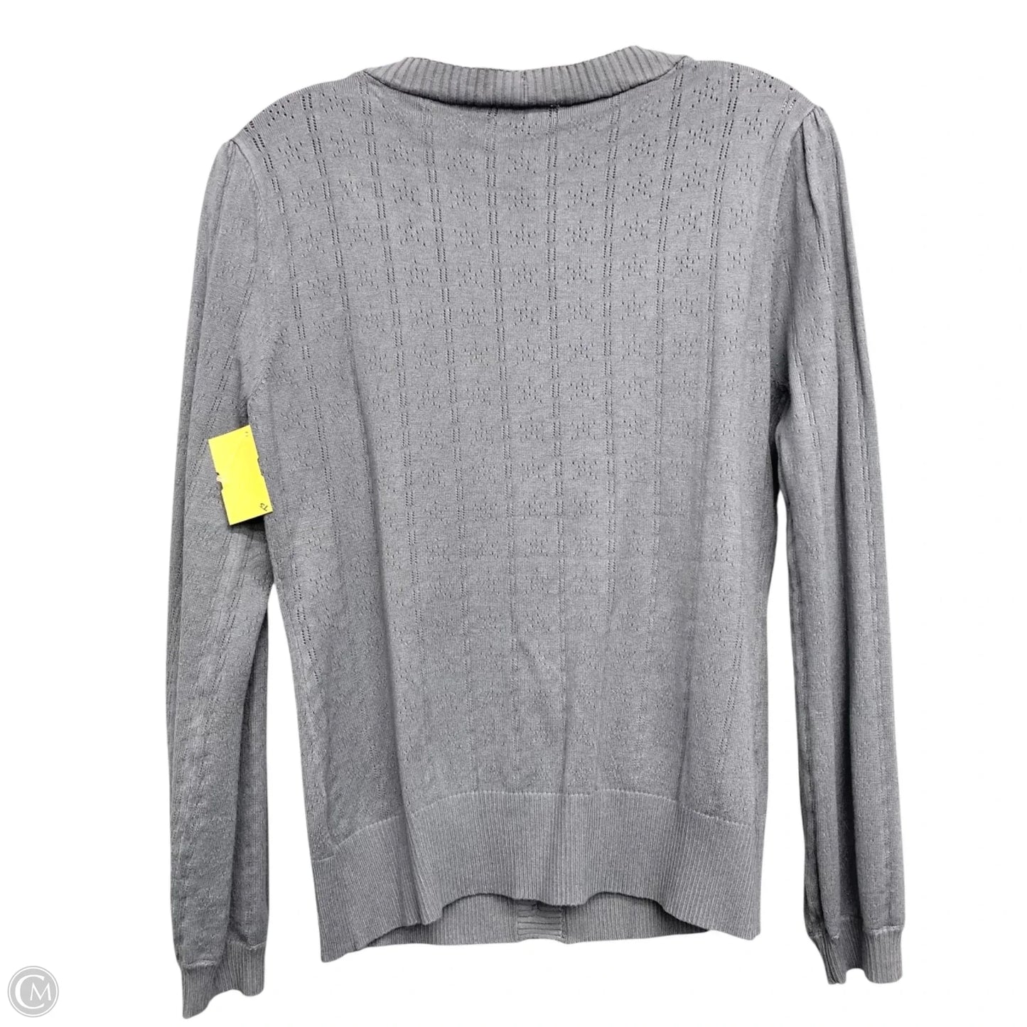 Sweater Cardigan By Redhotype In Grey, Size: M