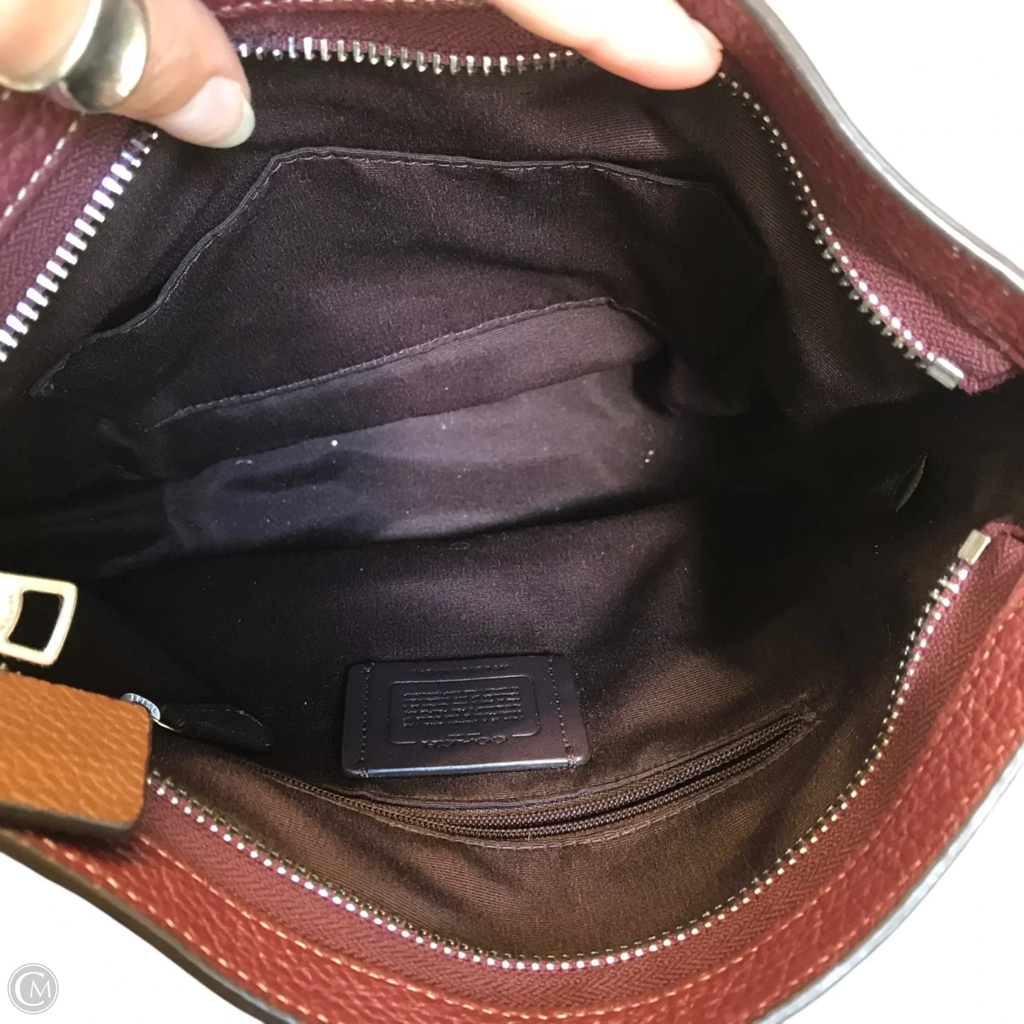 Crossbody Designer By Coach, Size: Medium