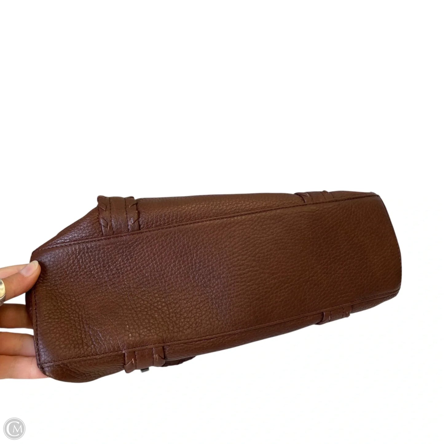 Handbag Leather By Brighton, Size: Medium