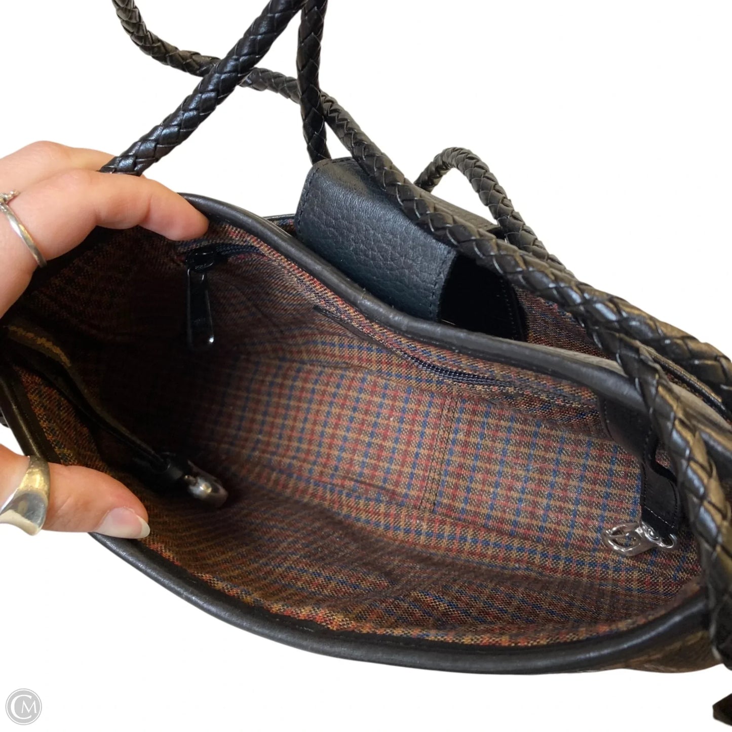 Handbag Leather By Brighton, Size: Small