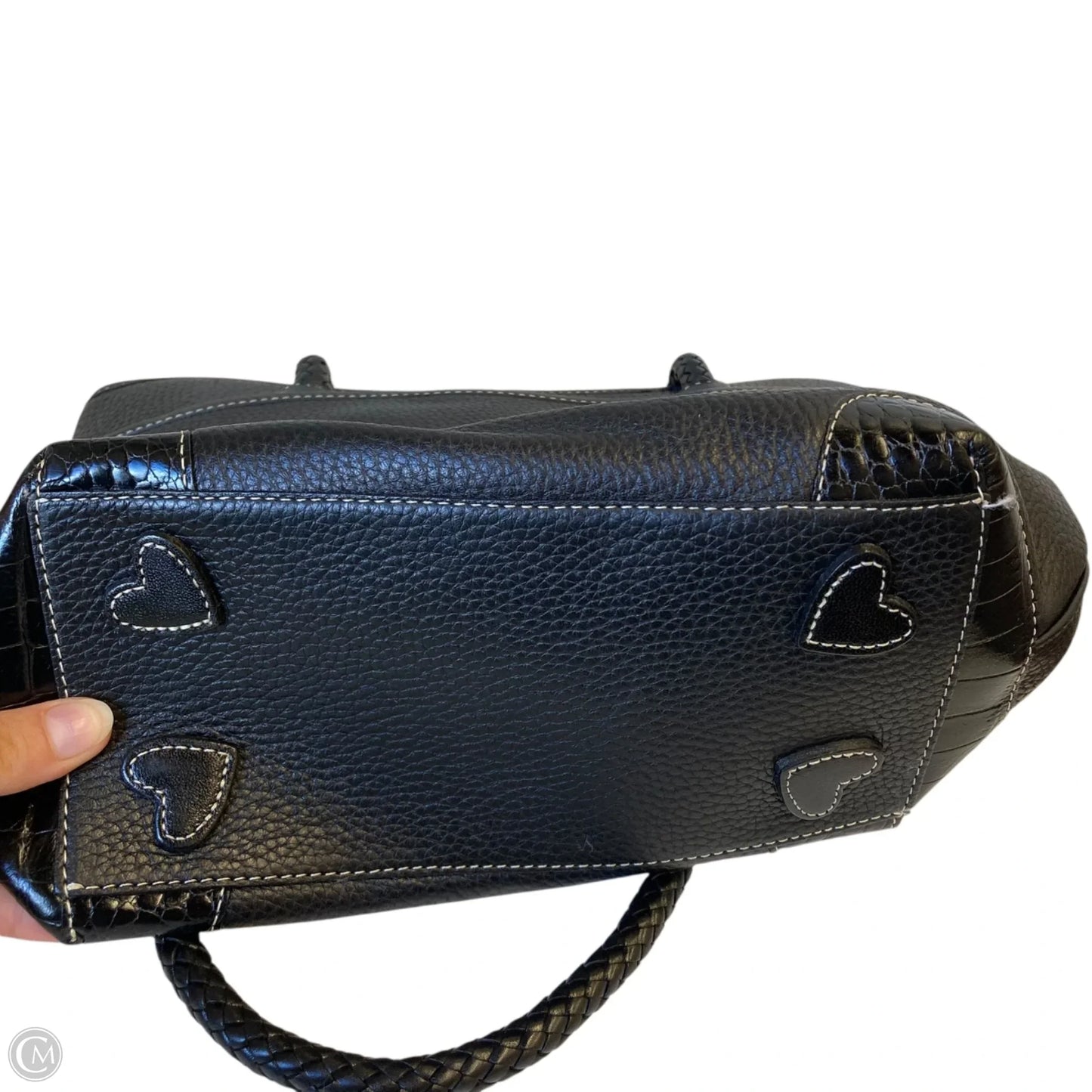 Handbag Leather By Brighton, Size: Medium