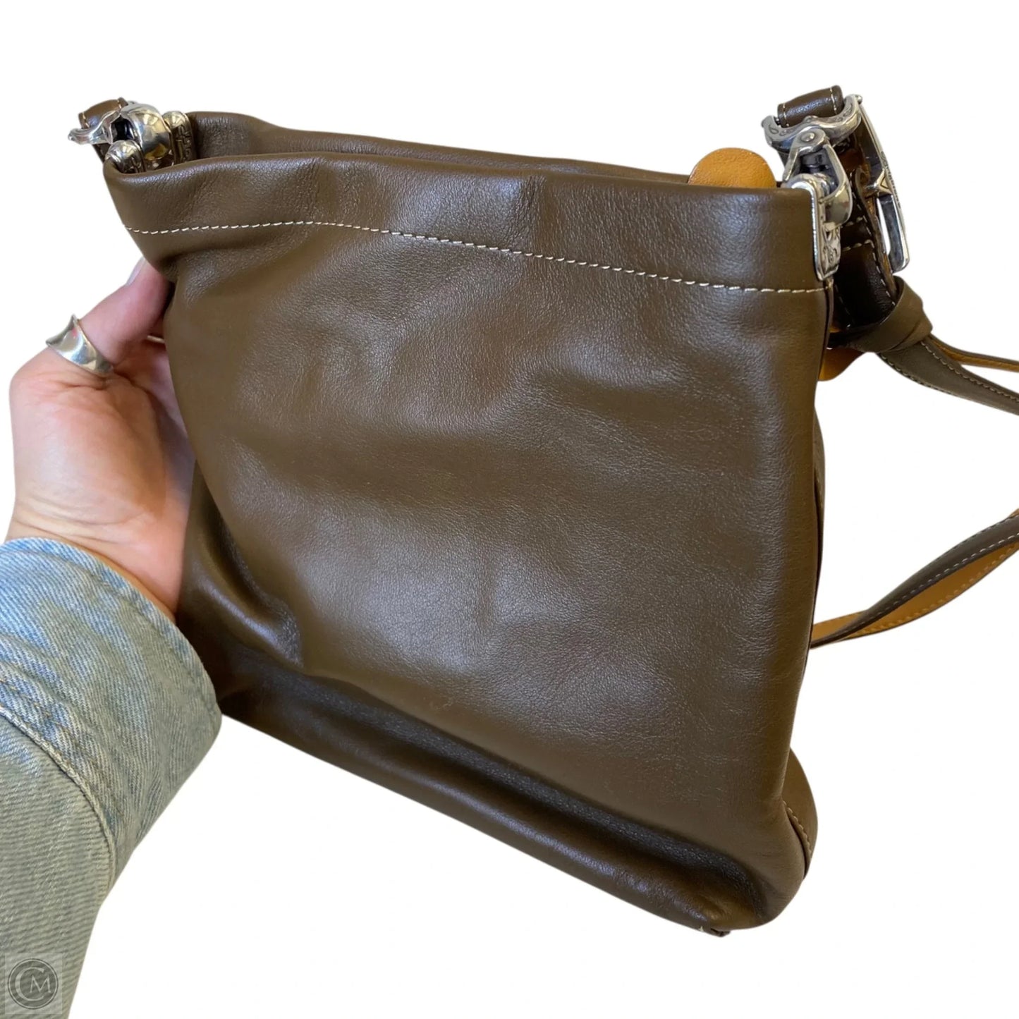 Crossbody Leather By Brighton, Size: Small
