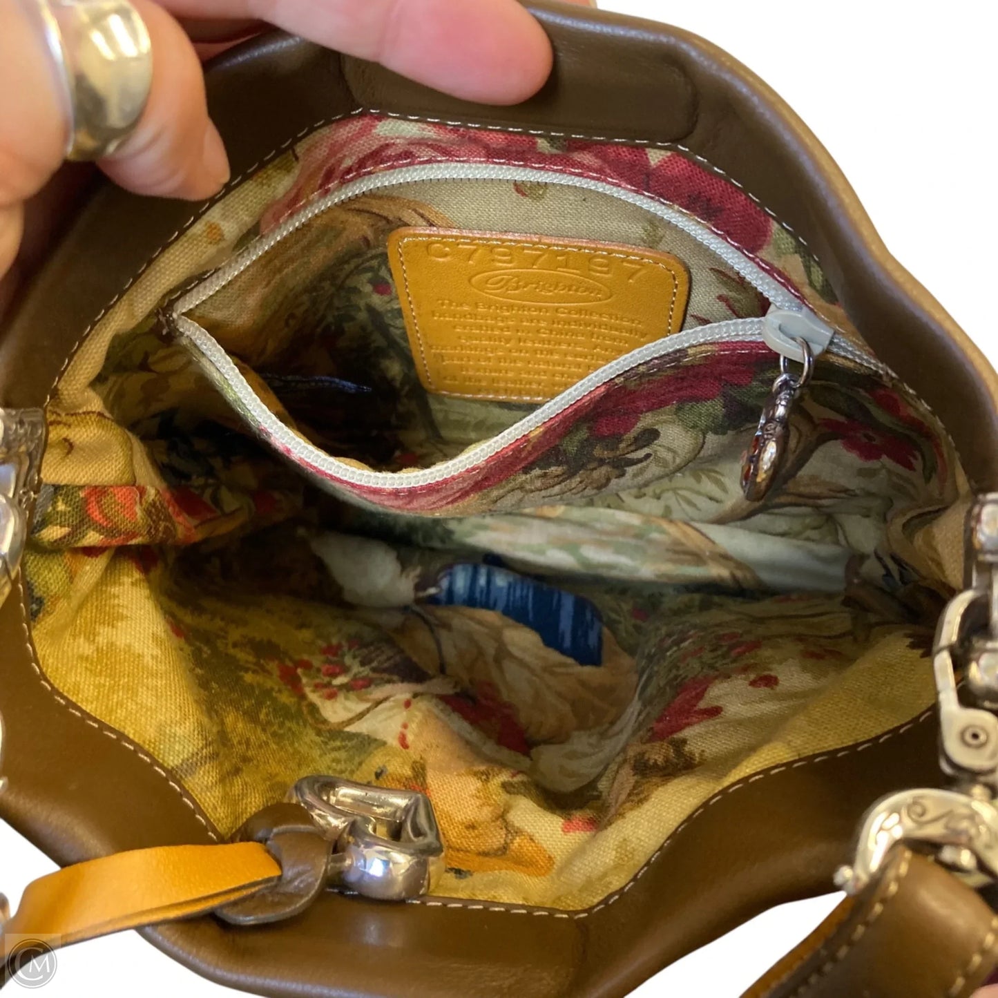 Crossbody Leather By Brighton, Size: Small