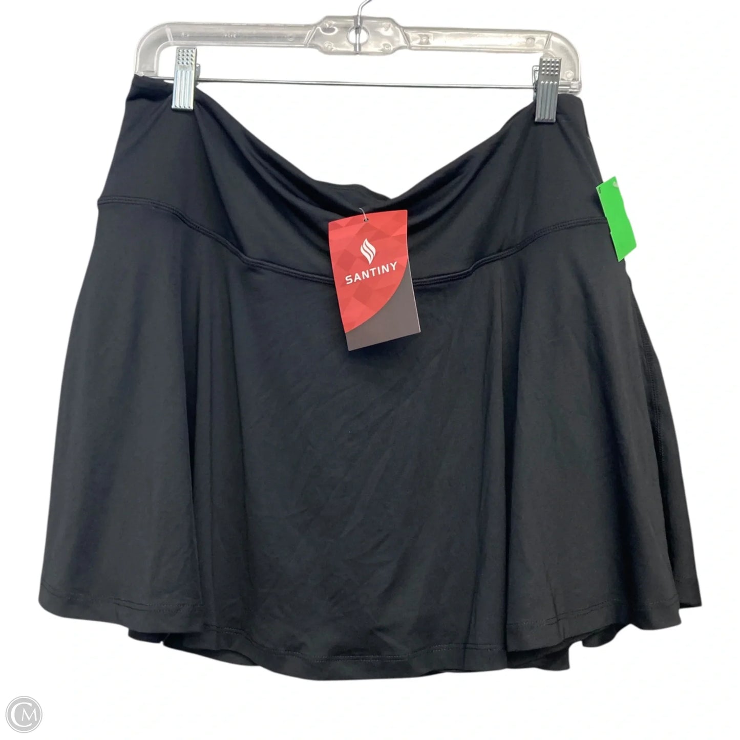 Athletic Skort By Santiny In Black, Size: 1x