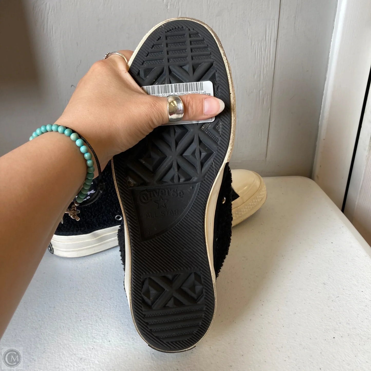 Shoes Athletic By Converse In Black, Size: 8