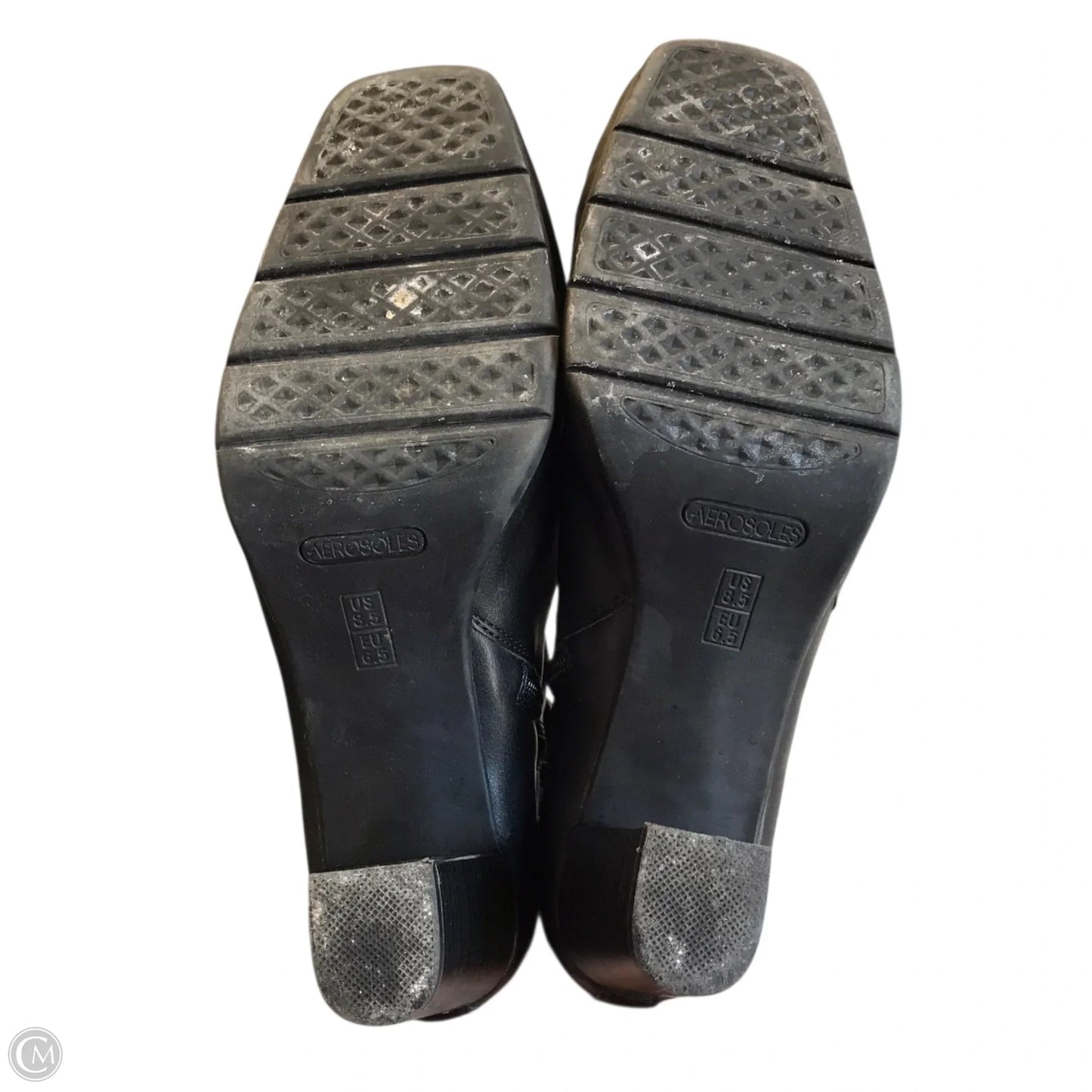 Boots Ankle Heels By Aerosoles In Black, Size: 8.5