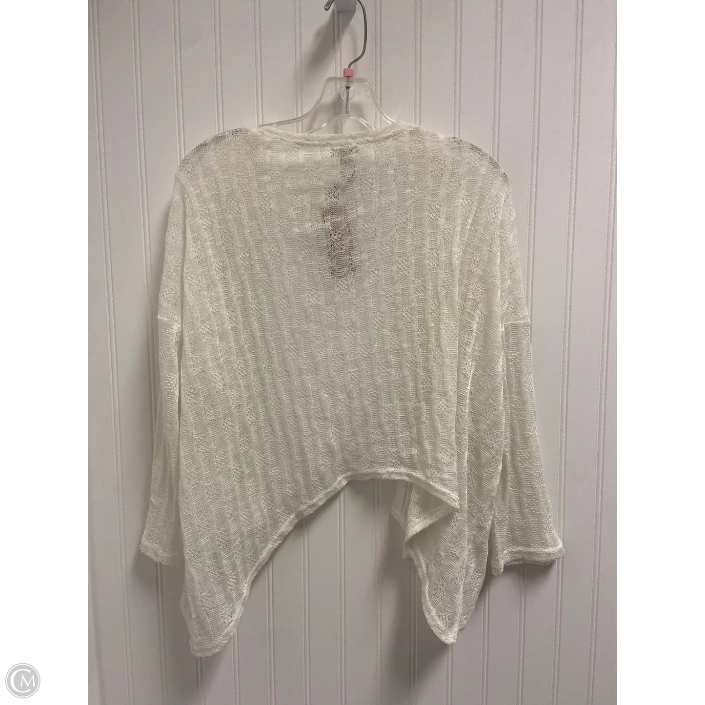 Sweater Cardigan By Cremieux In Cream, Size: M