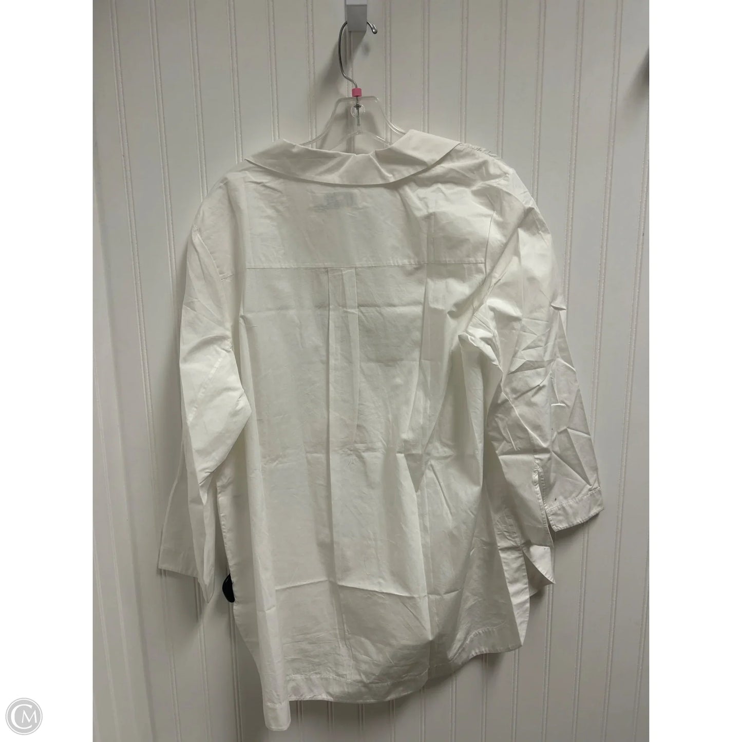 Top Long Sleeve By Vineyard Vines In White, Size: Xl