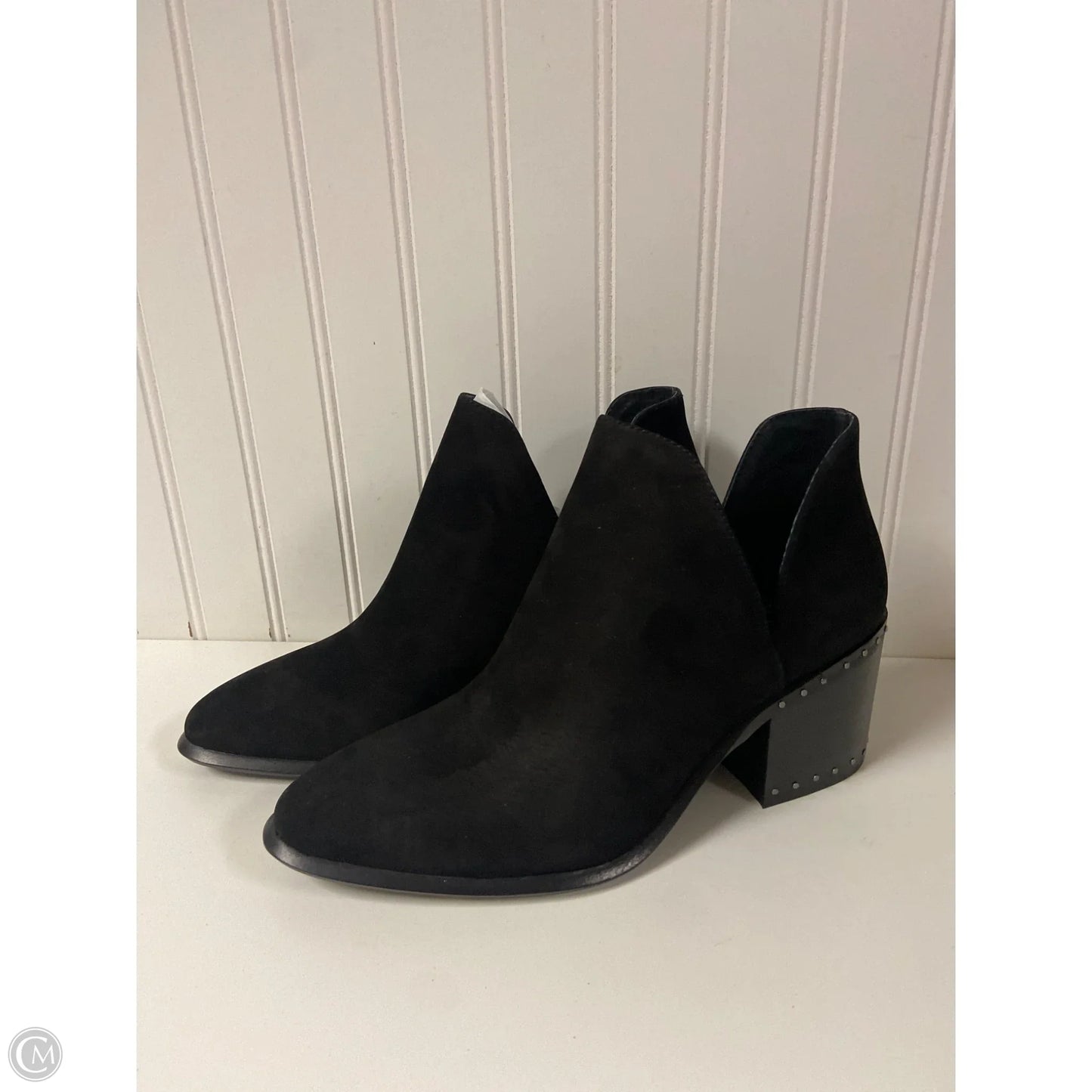 Boots Ankle Heels By Vince Camuto In Black, Size: 10