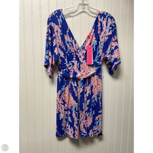 Dress Designer By Lilly Pulitzer In Blue & Pink, Size: Xs