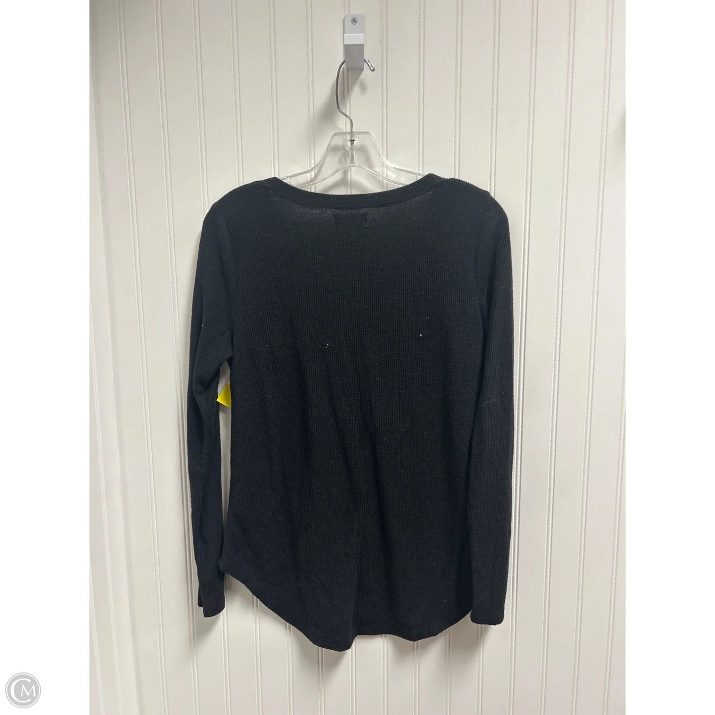 Top Long Sleeve Basic By Maurices In Black, Size: M