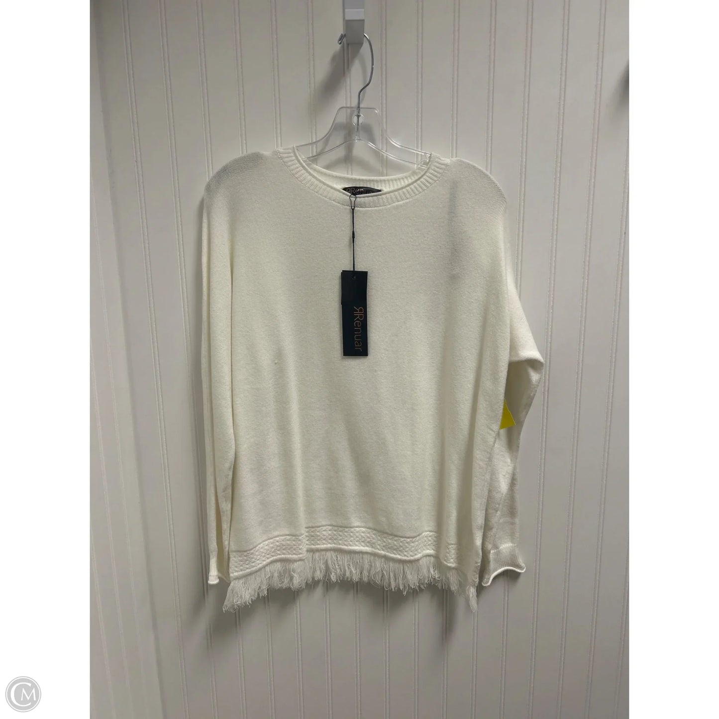 Sweater By Clothes Mentor In White, Size: Sp