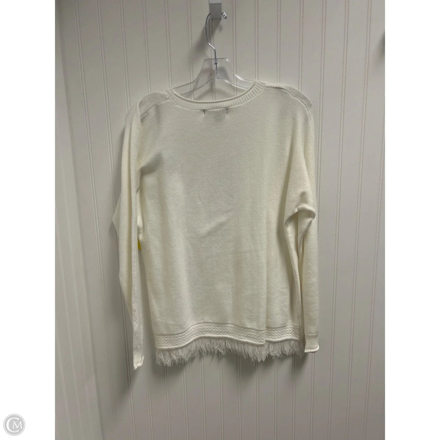 Sweater By Clothes Mentor In White, Size: Sp