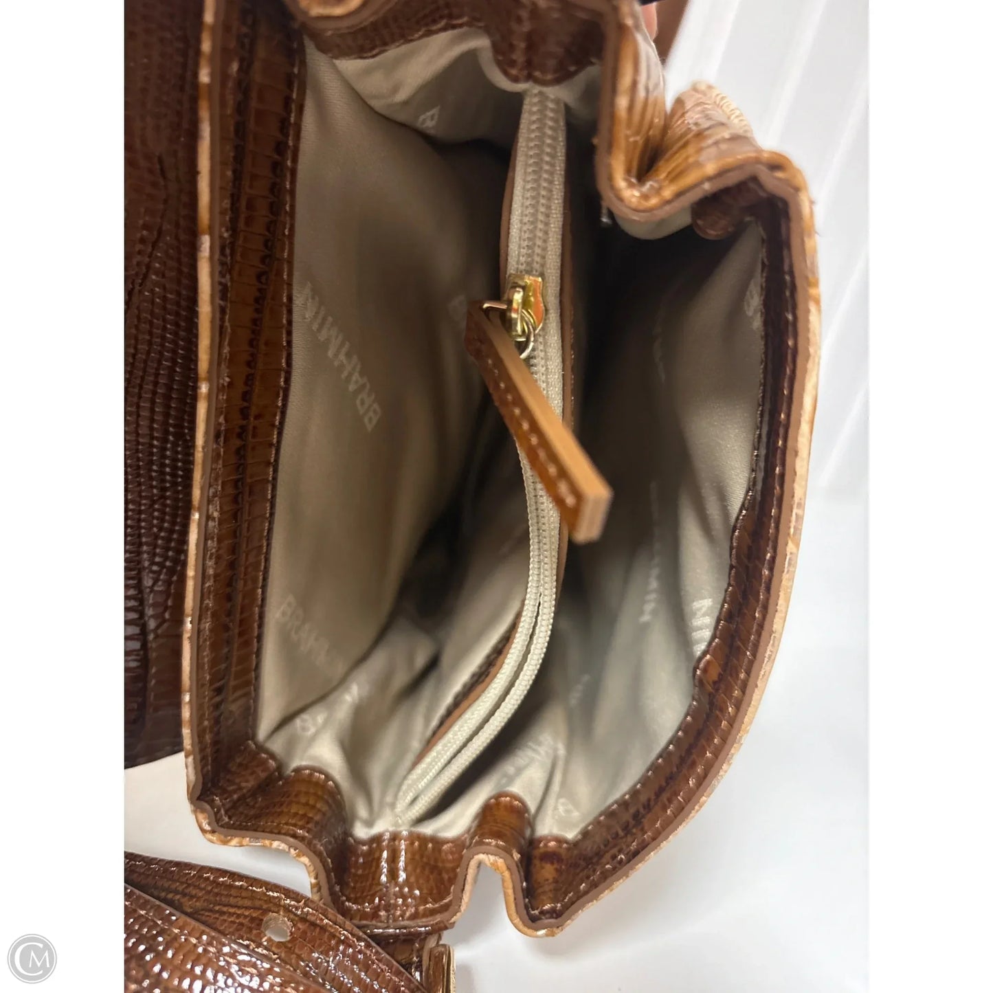 Handbag Designer By Brahmin, Size: Small