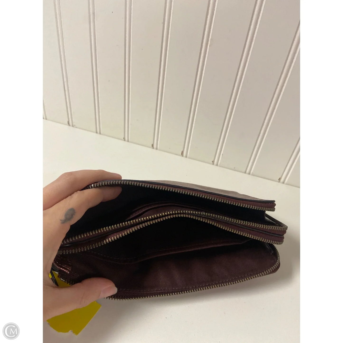 Wristlet Designer By Coach, Size: Large