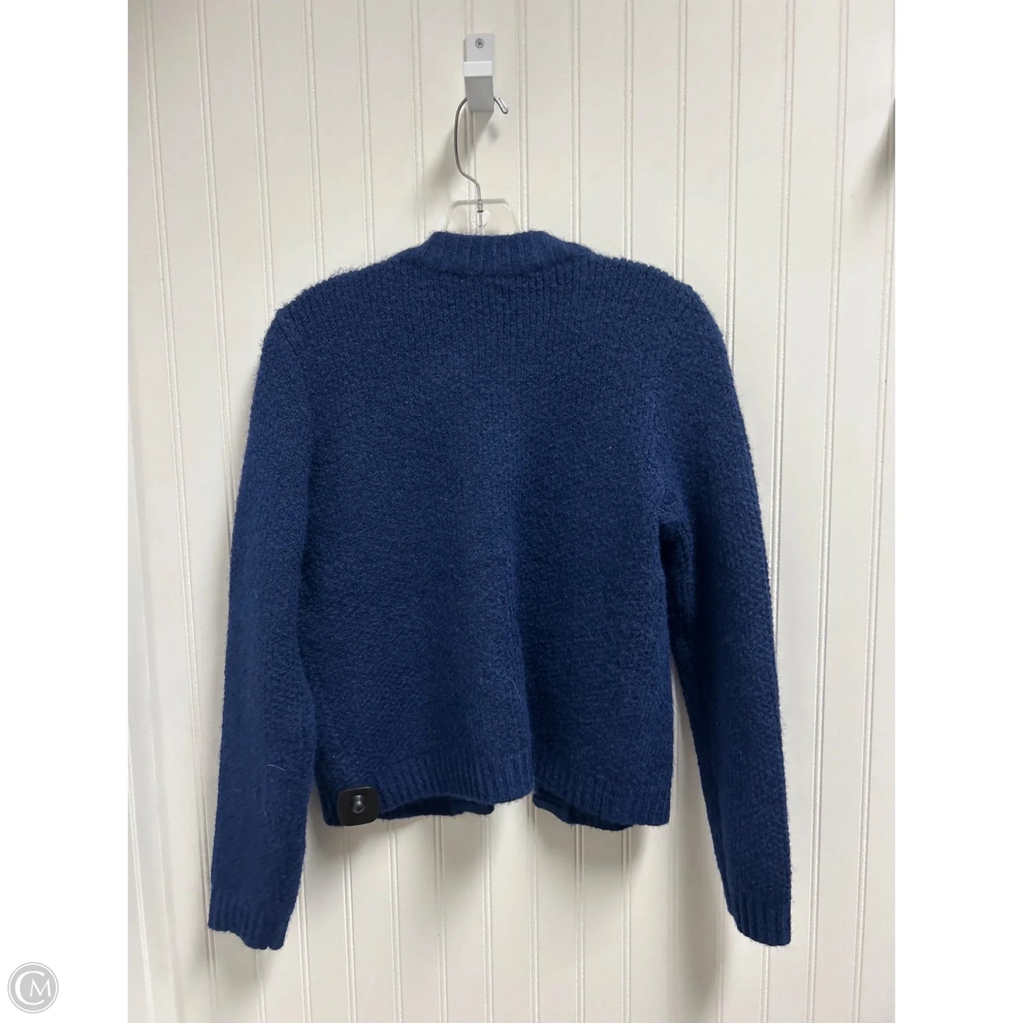 Sweater Cardigan By Ann Taylor In Blue, Size: S