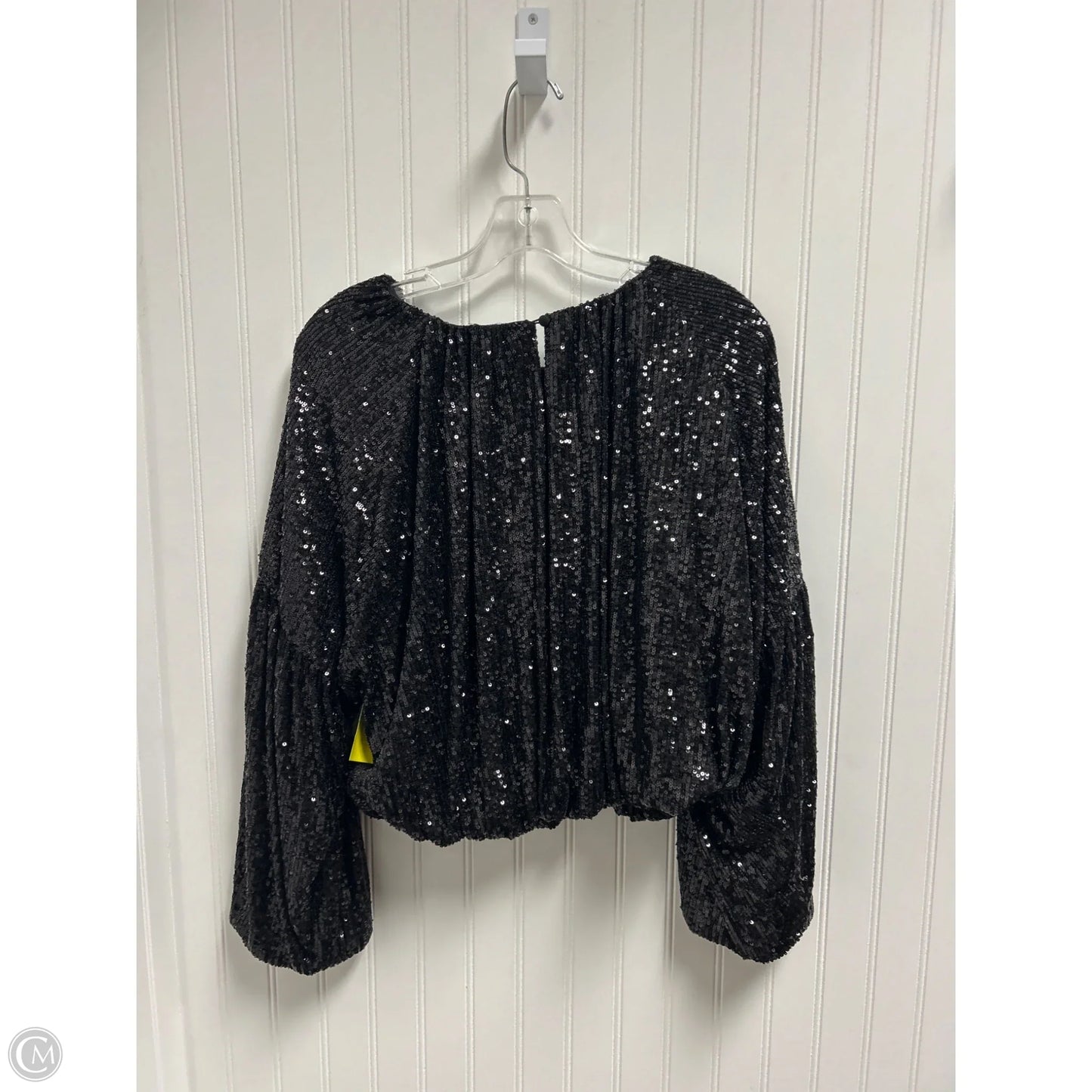 Top Long Sleeve By Gianni Bini In Black, Size: S