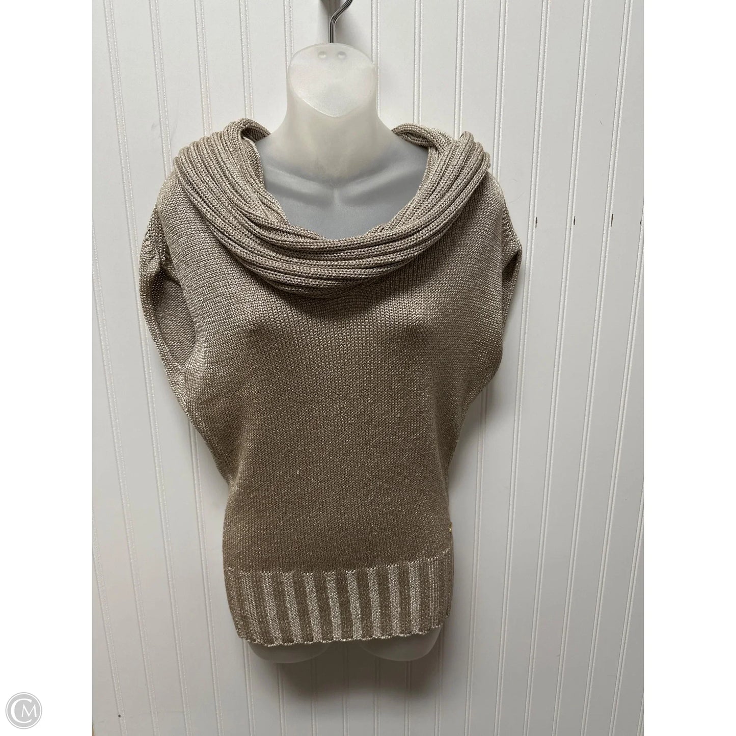 Sweater Designer By Escada In Gold, Size: M