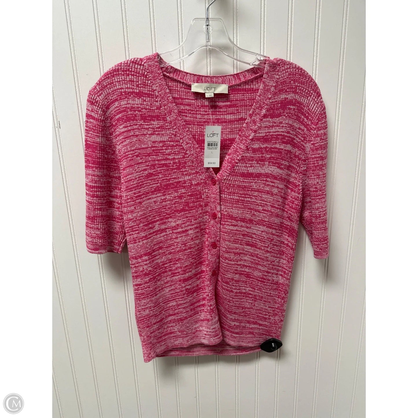 Cardigan By Loft In Pink, Size: L