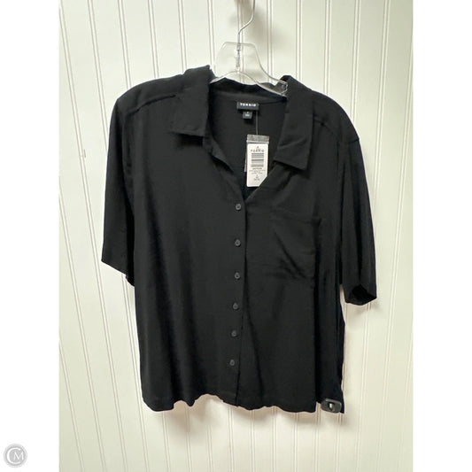 Top Short Sleeve By Torrid In Black, Size: 1x