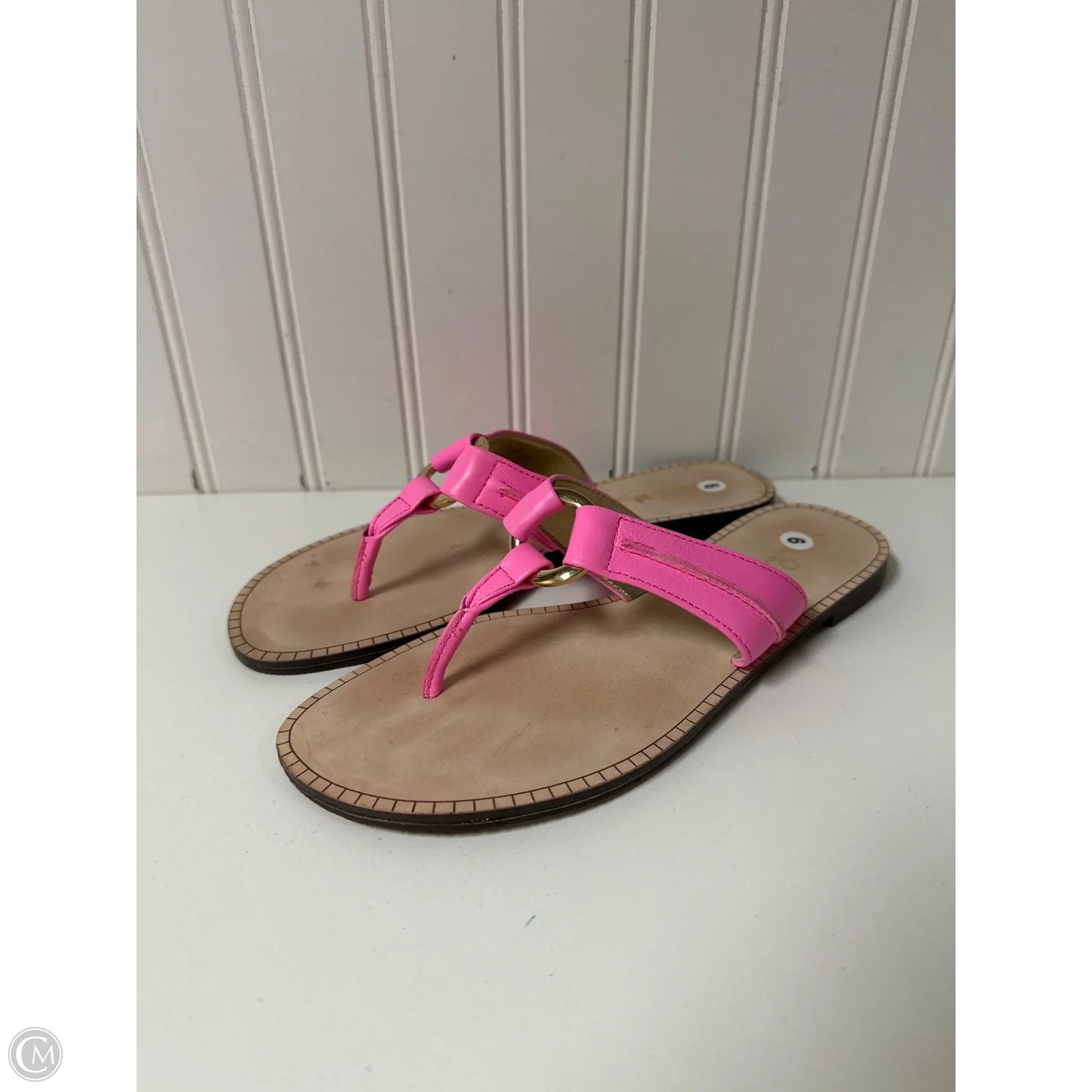 Sandals Designer By Lilly Pulitzer In Pink, Size: 6