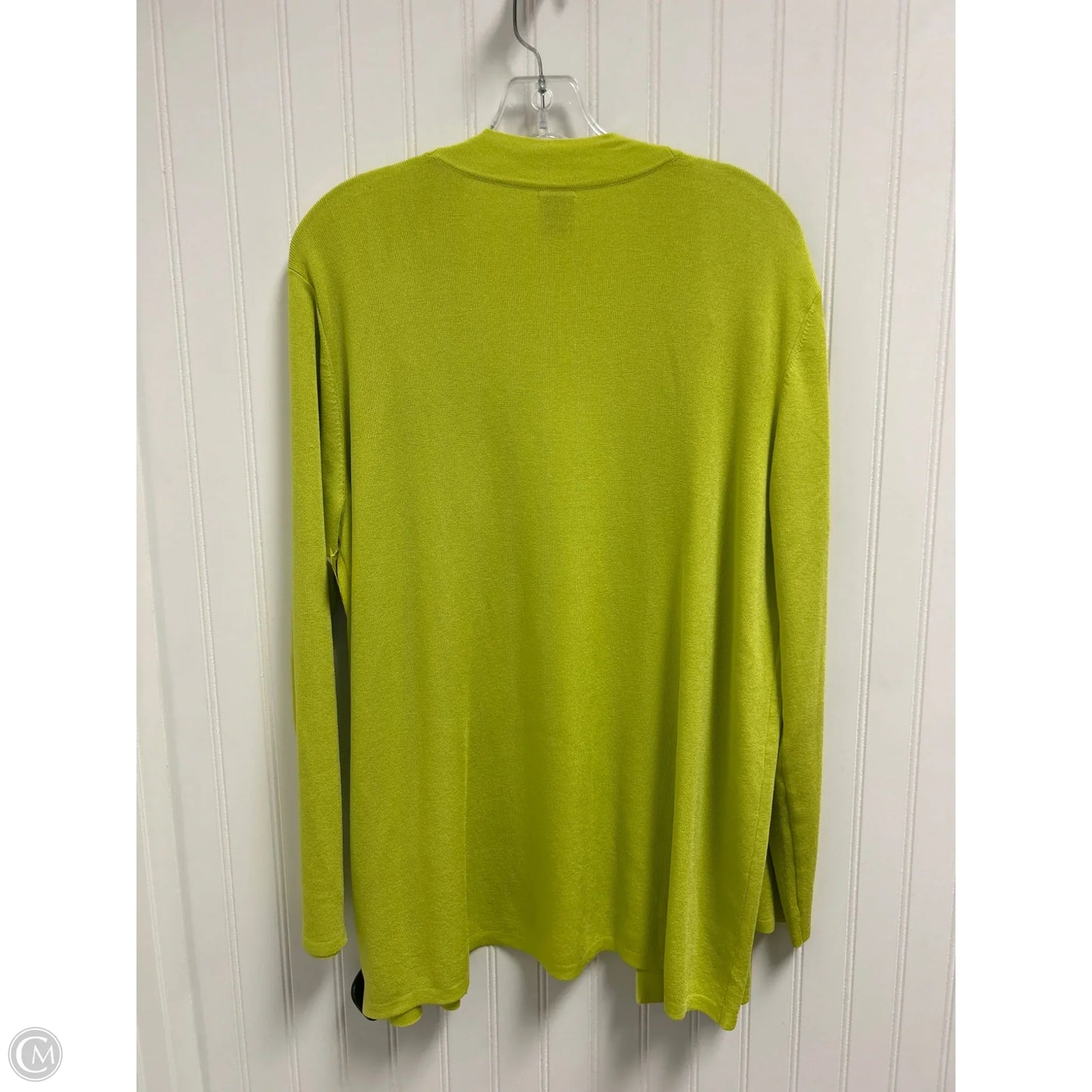 Sweater Cardigan By Anne Klein In Green, Size: Xl