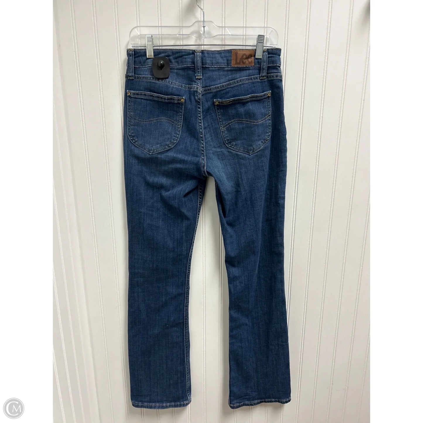 Jeans Boot Cut By Lee In Blue Denim, Size: 6