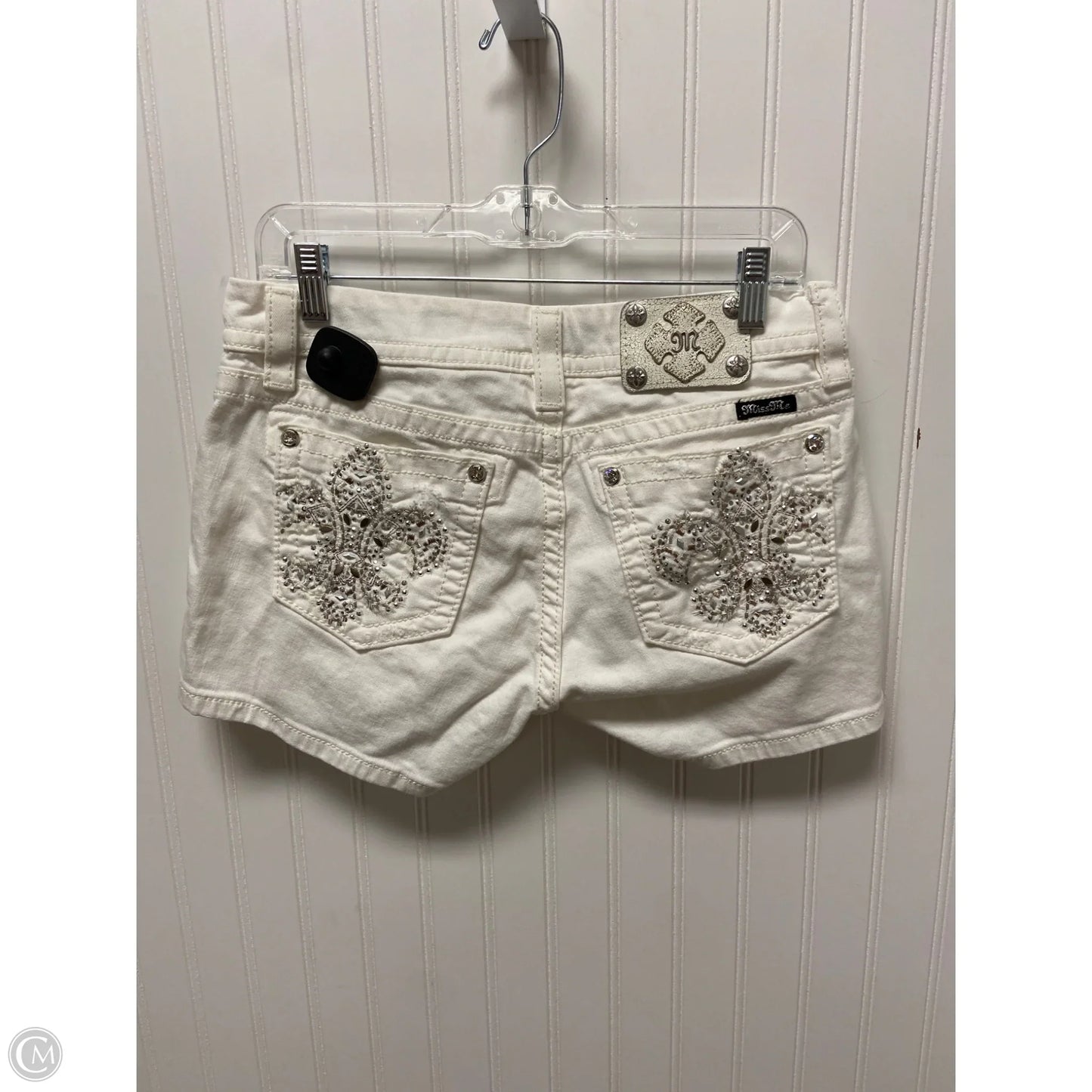 Shorts By Miss Me In White, Size: 10