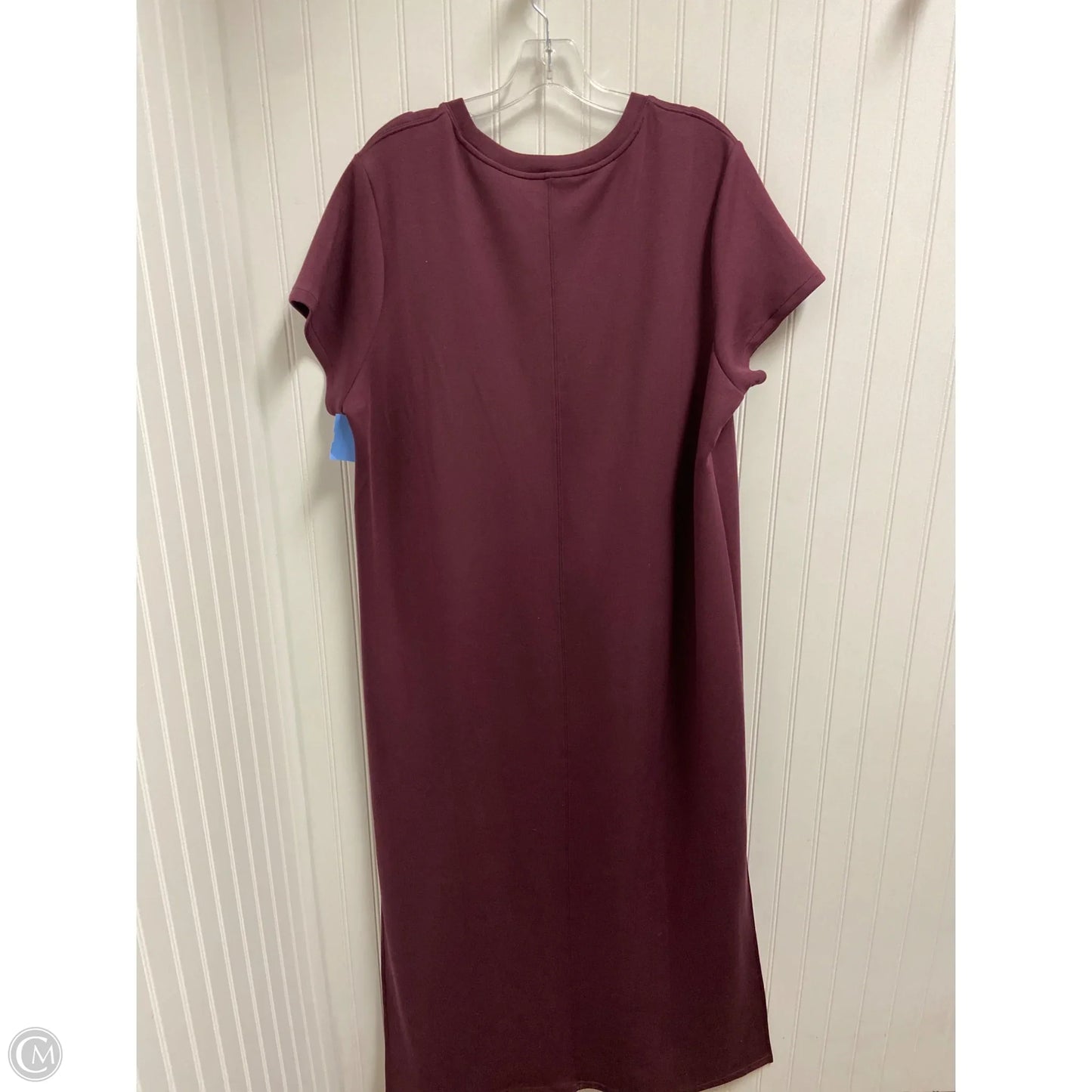Dress Casual Maxi By Spanx In Maroon, Size: 2x