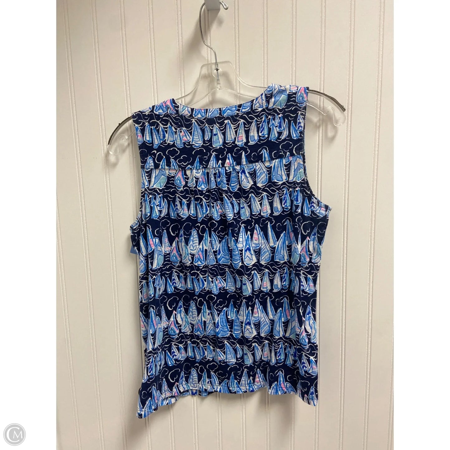 Tank Top Designer By Lilly Pulitzer In Blue, Size: S