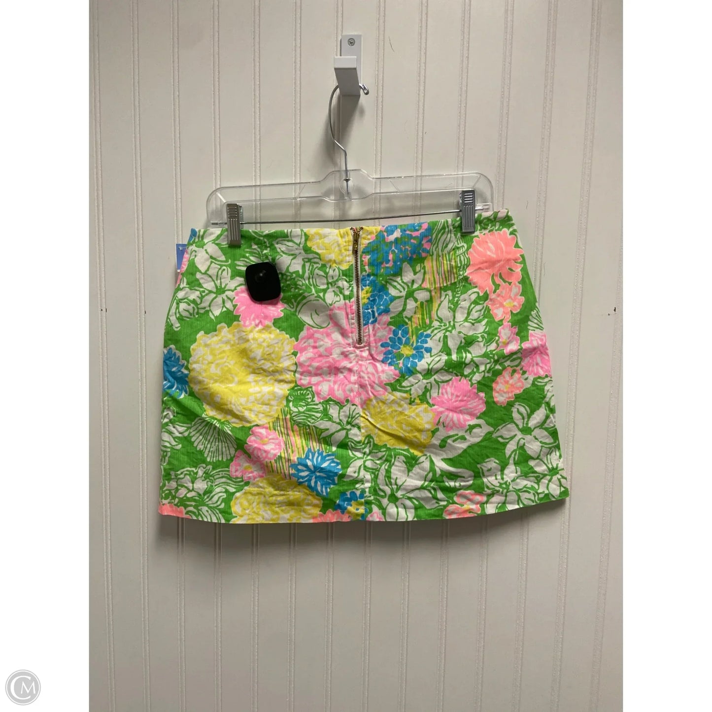 Skort Designer By Lilly Pulitzer In Blue & White, Size: L