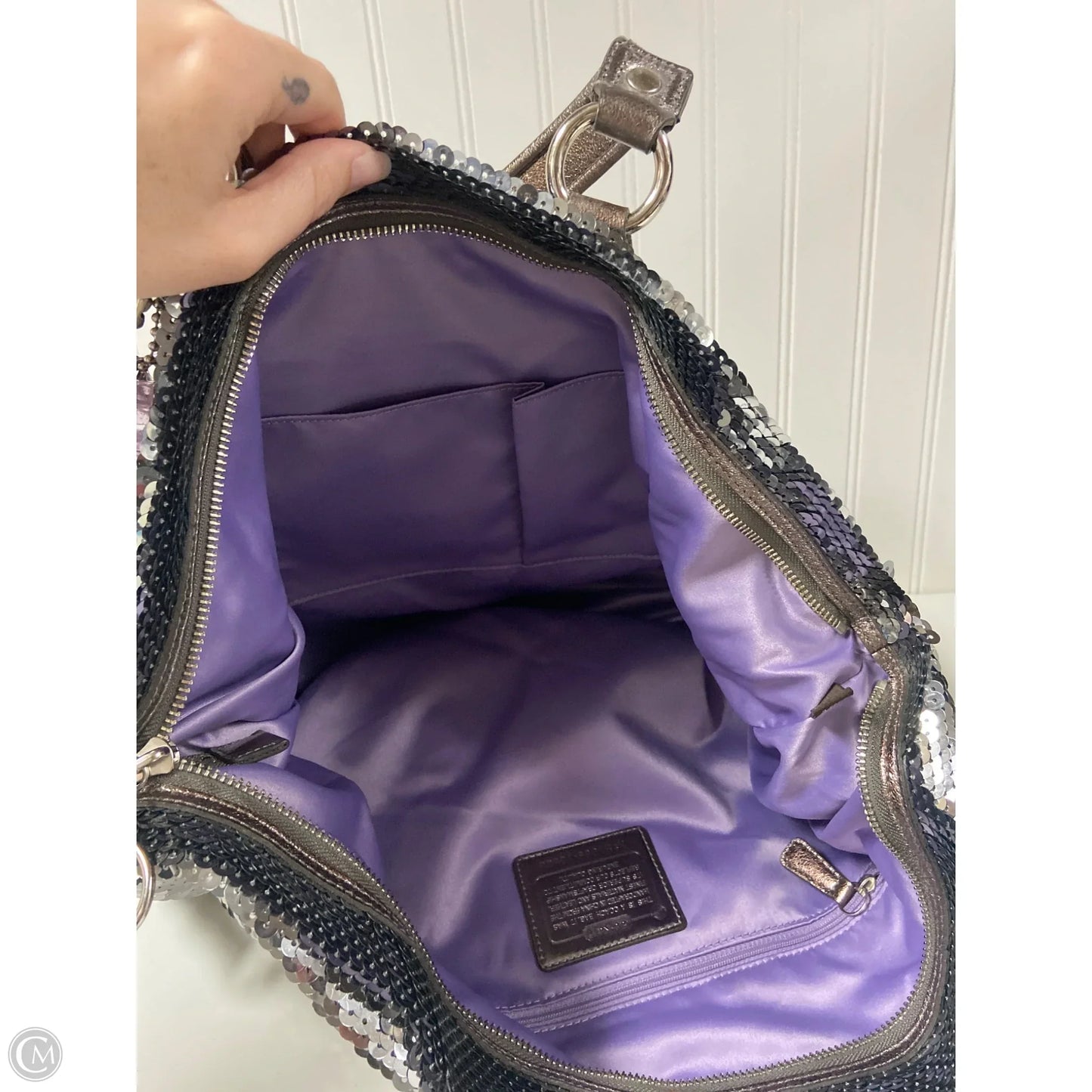 Handbag Designer By Coach, Size: Large