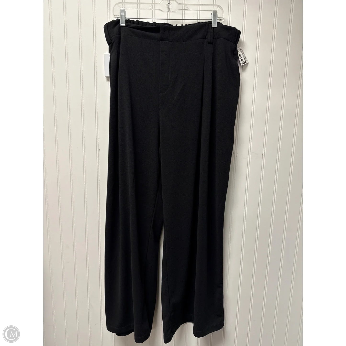 Pants Wide Leg By Clothes Mentor In Black, Size: 3x