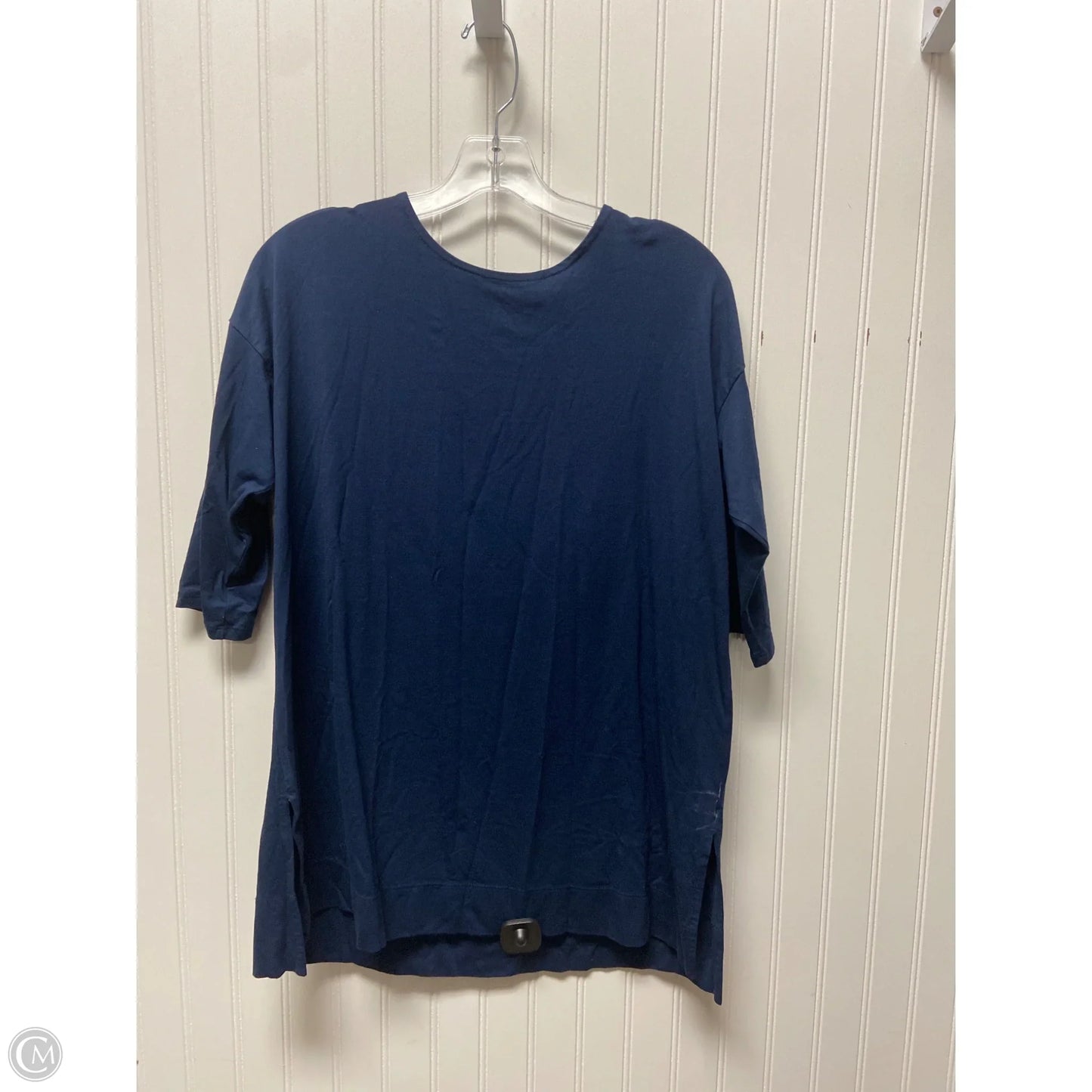 Top Long Sleeve Basic By J. Jill In Navy, Size: Mp