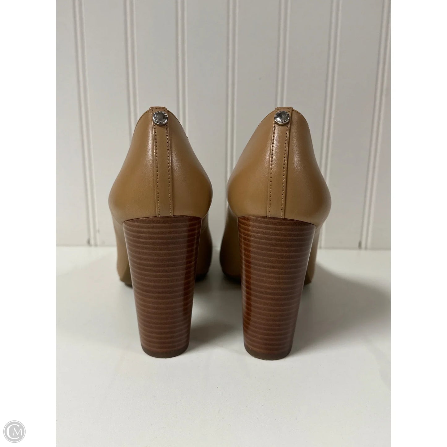 Shoes Heels Block By Michael By Michael Kors In Tan, Size: 8.5