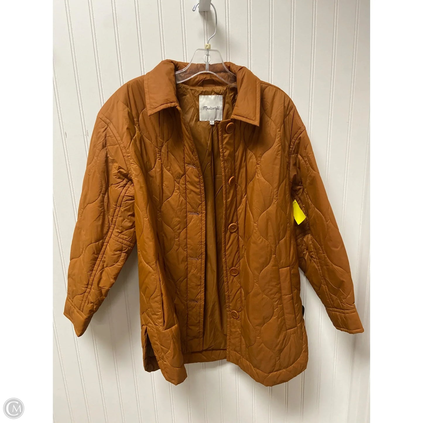 Jacket Puffer & Quilted By Madewell In Brown, Size: S