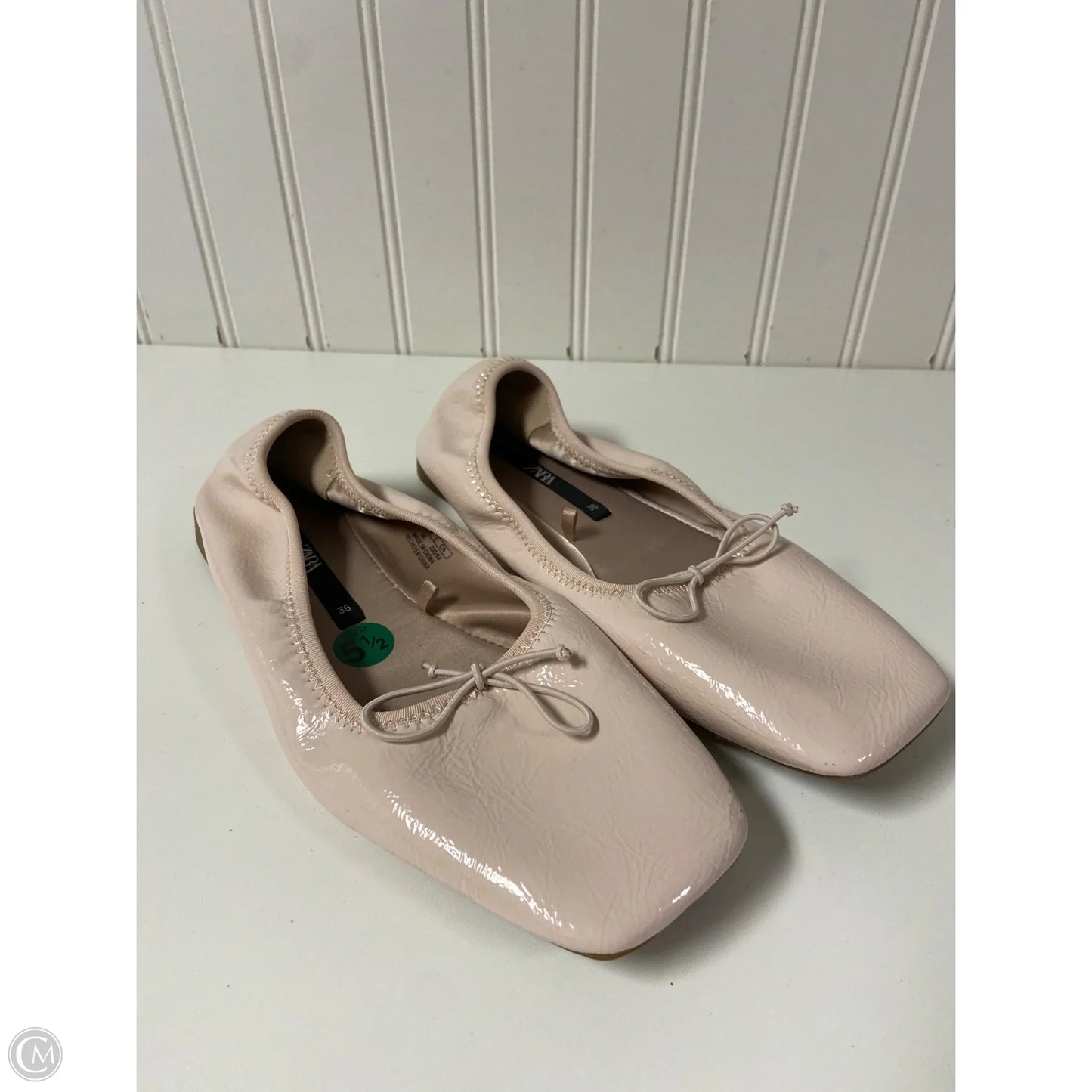 Shoes Flats By Zara In Pink, Size: 5.5