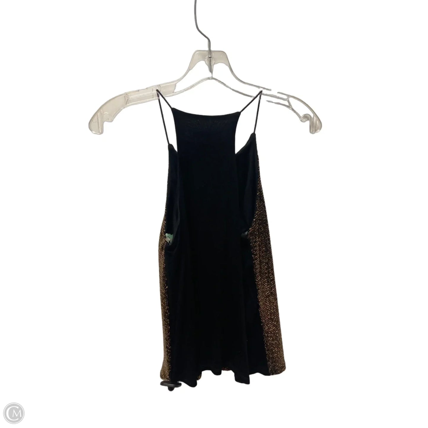 Top Sleeveless By Papermoon In Gold, Size: S