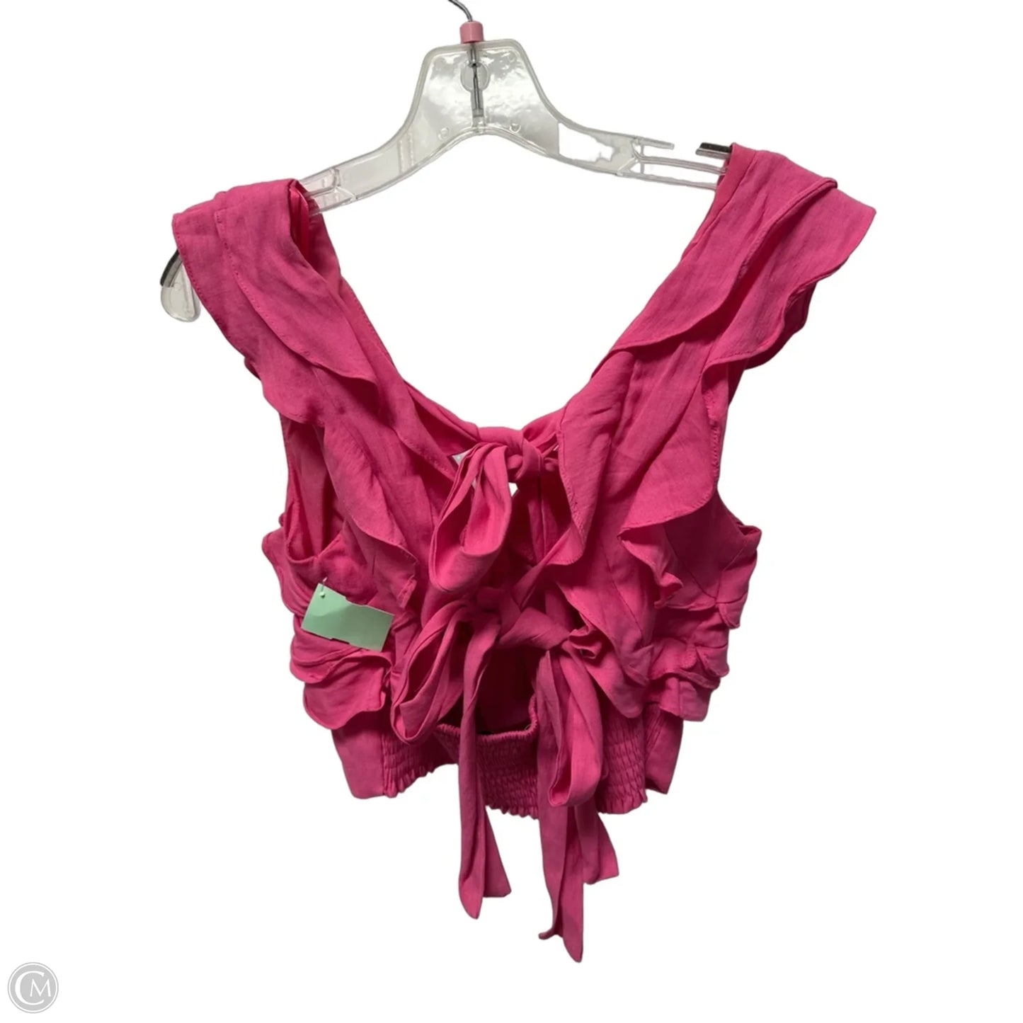 Top Sleeveless By Do + Be In Pink, Size: M
