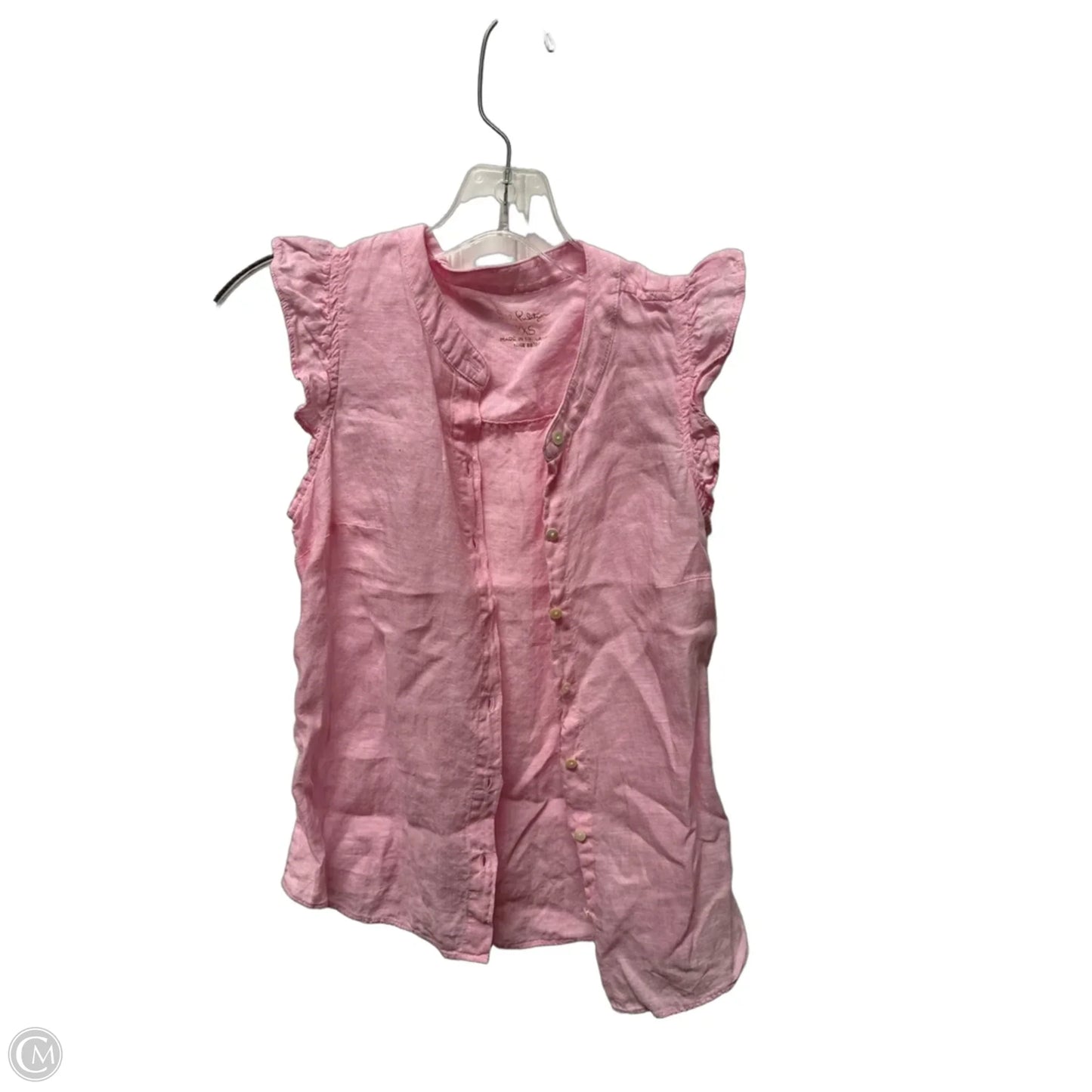 Top Sleeveless Designer By Lilly Pulitzer In Pink, Size: Xxs