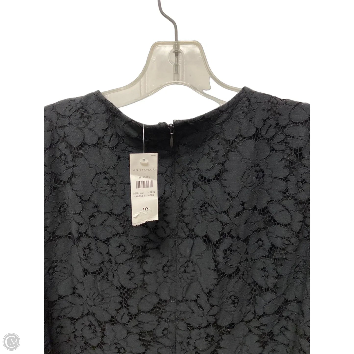 Dress Party Short By Ann Taylor In Black, Size: M