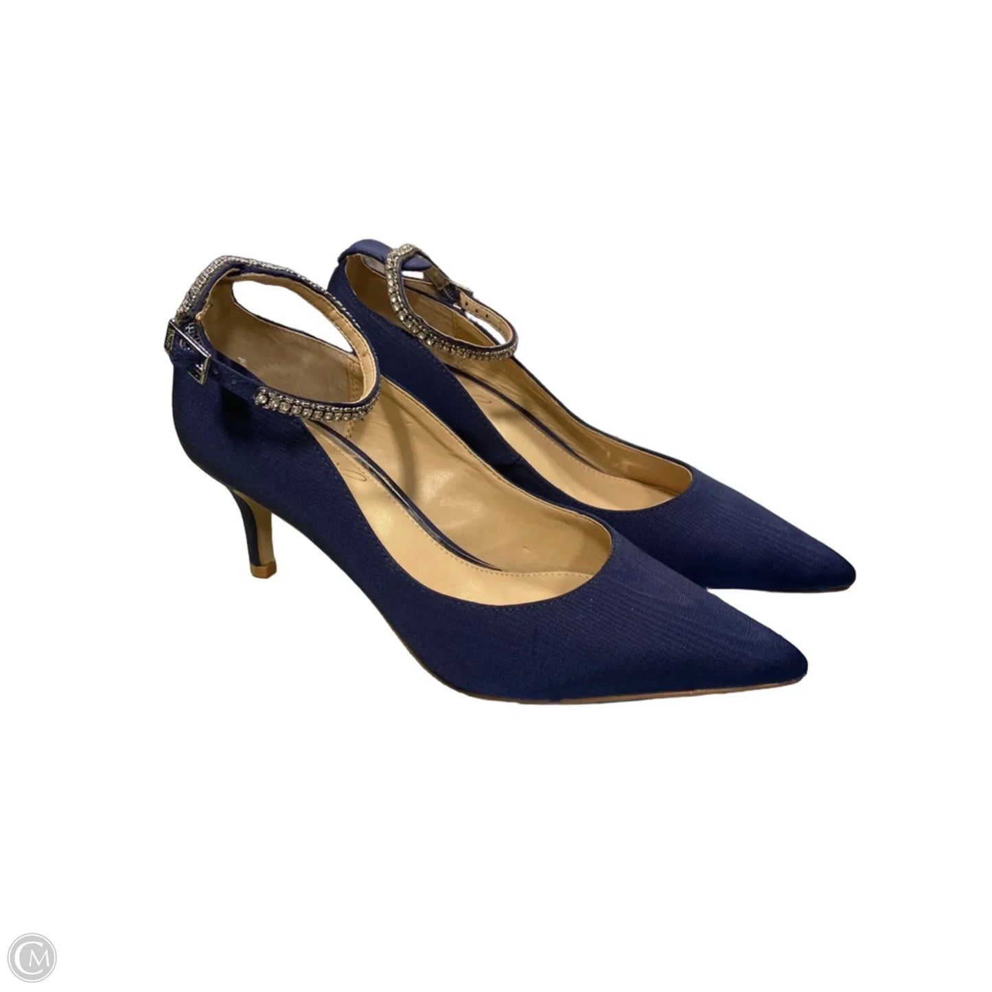 Shoes Heels Kitten By Badgley Mischka In Blue, Size: 5