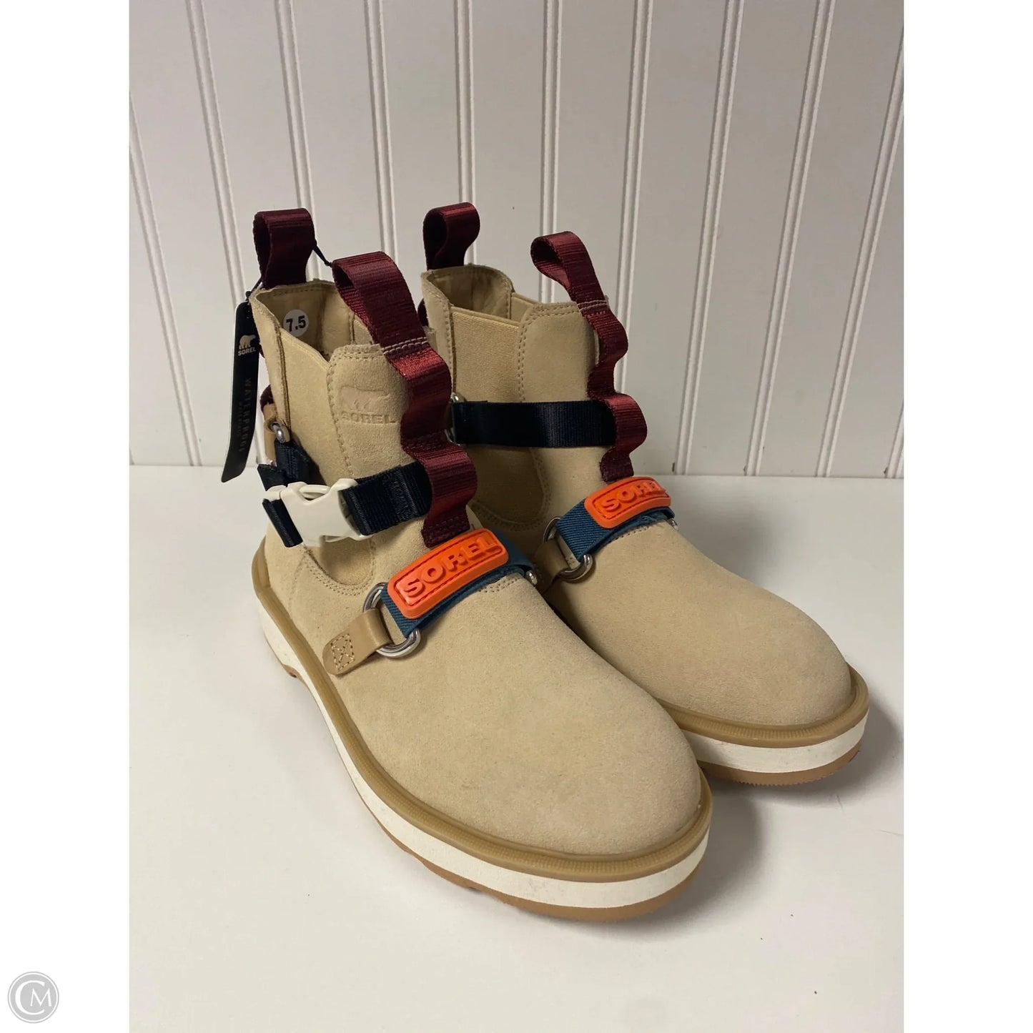 Boots Ankle Flats By Sorel In Beige, Size: 7.5