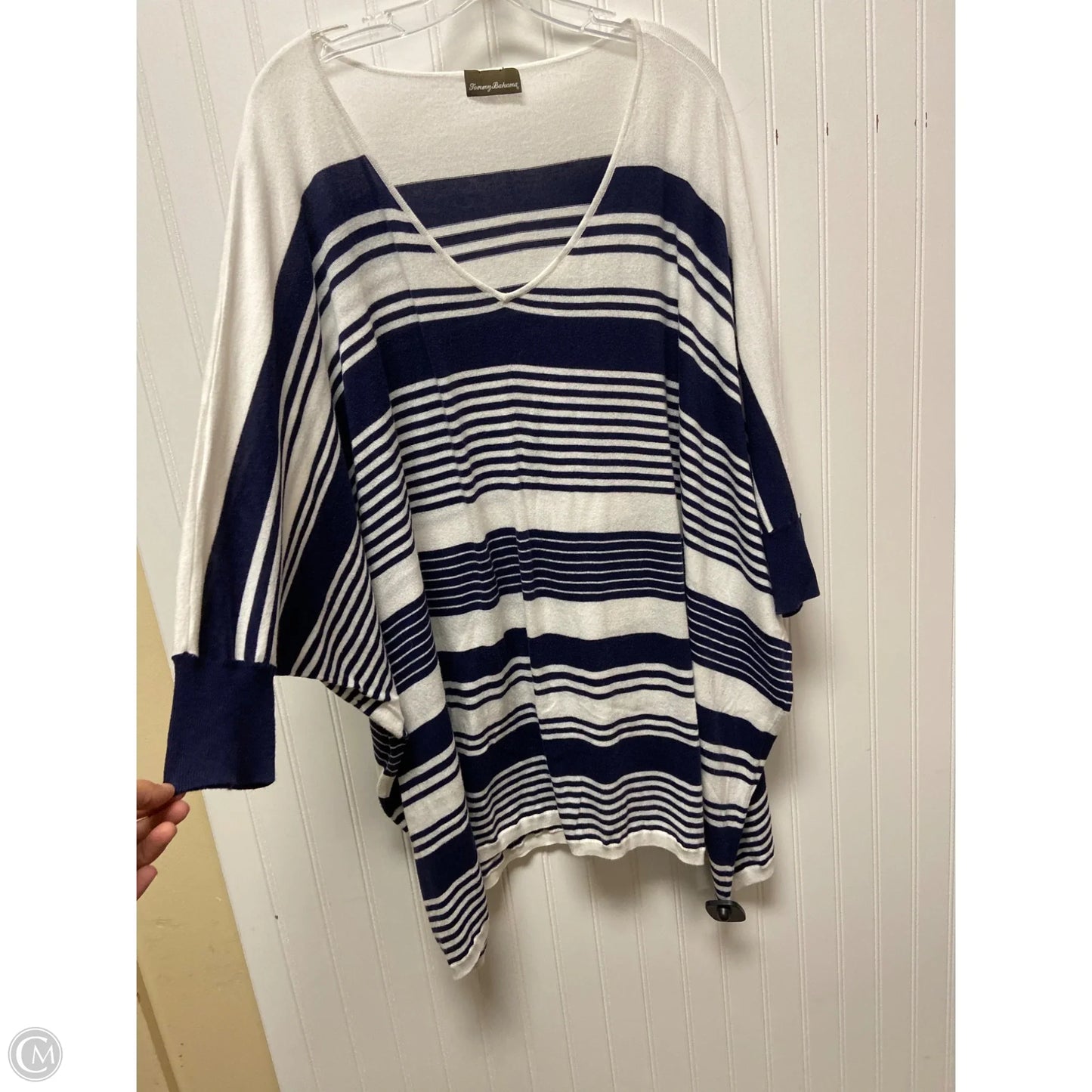 Poncho By Tommy Bahama In Striped Pattern, Size: L