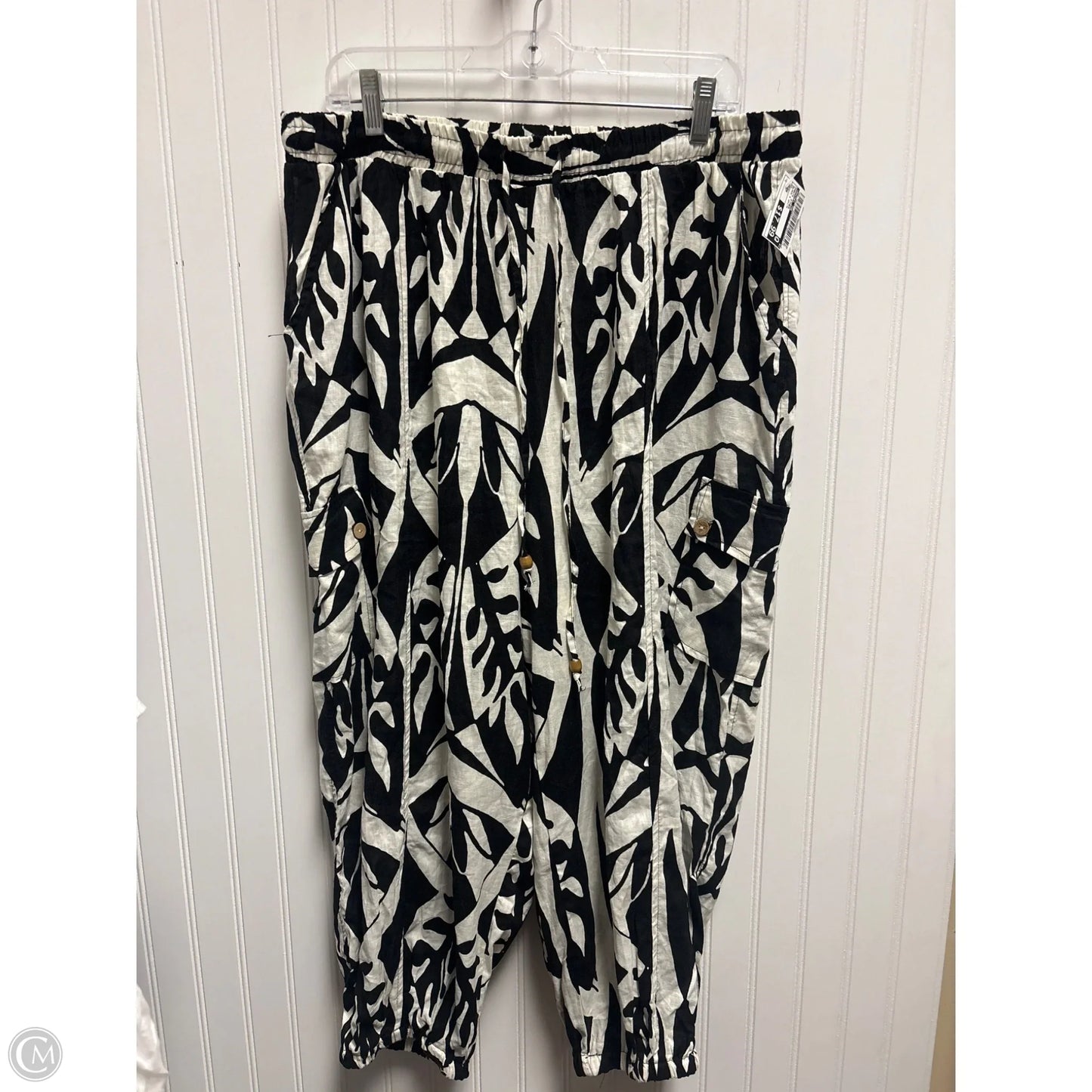 Pants Other By Rachel Zoe In Black & White, Size: 2x