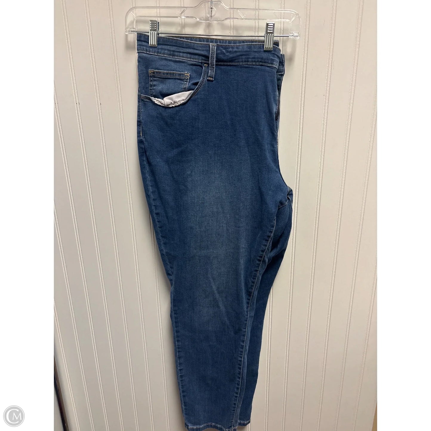 Jeans Skinny By Ava & Viv In Blue Denim, Size: 24