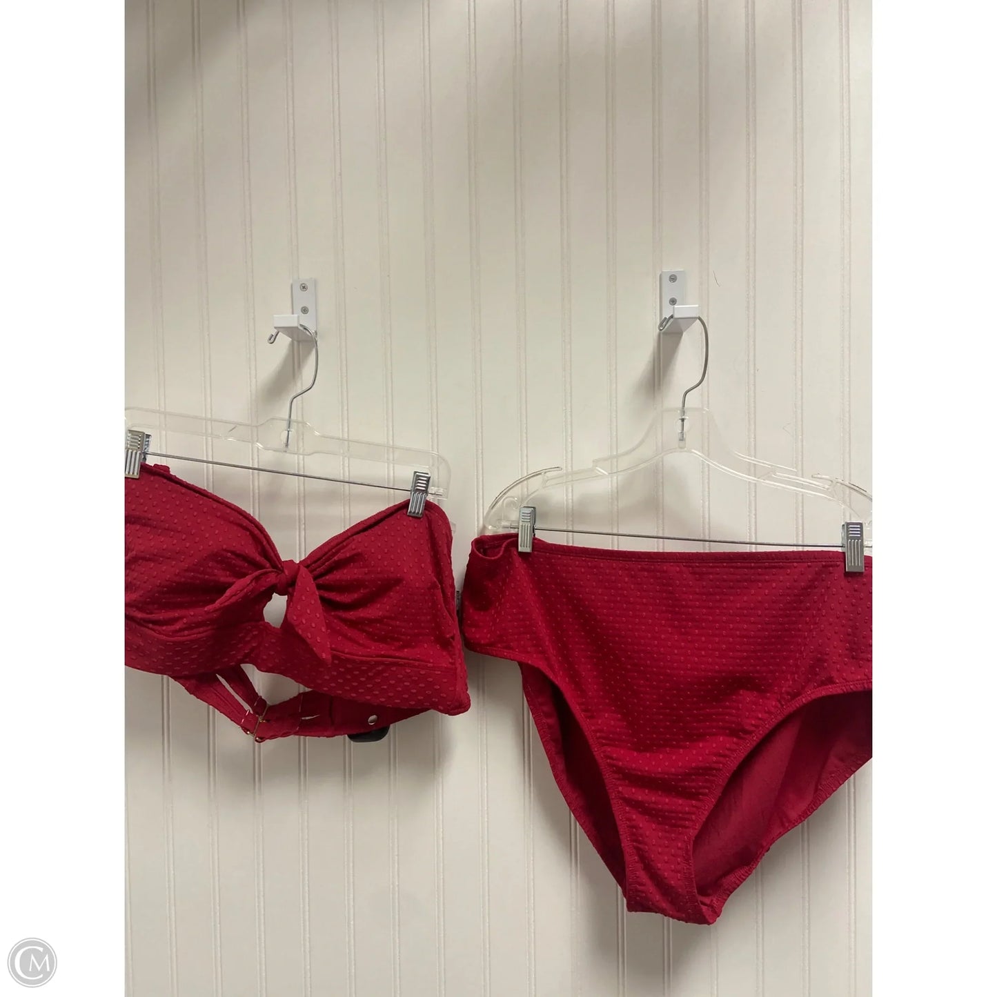 Swimsuit 2pc By Xhilaration In Red, Size: 3x