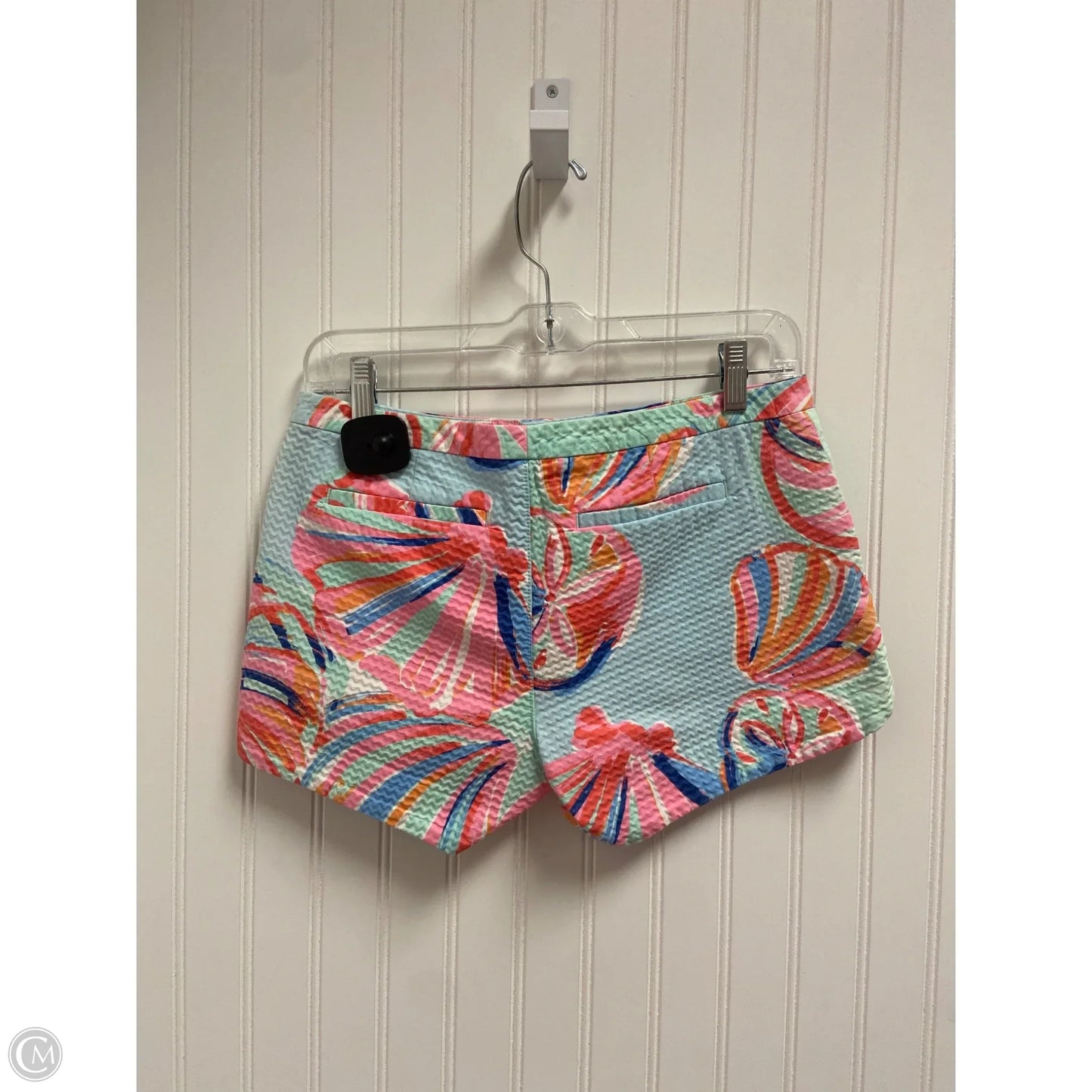 Shorts Designer By Lilly Pulitzer In Blue & Green, Size: 0