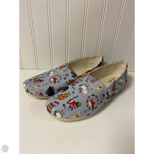 Shoes Flats By Toms In Blue, Size: 7.5