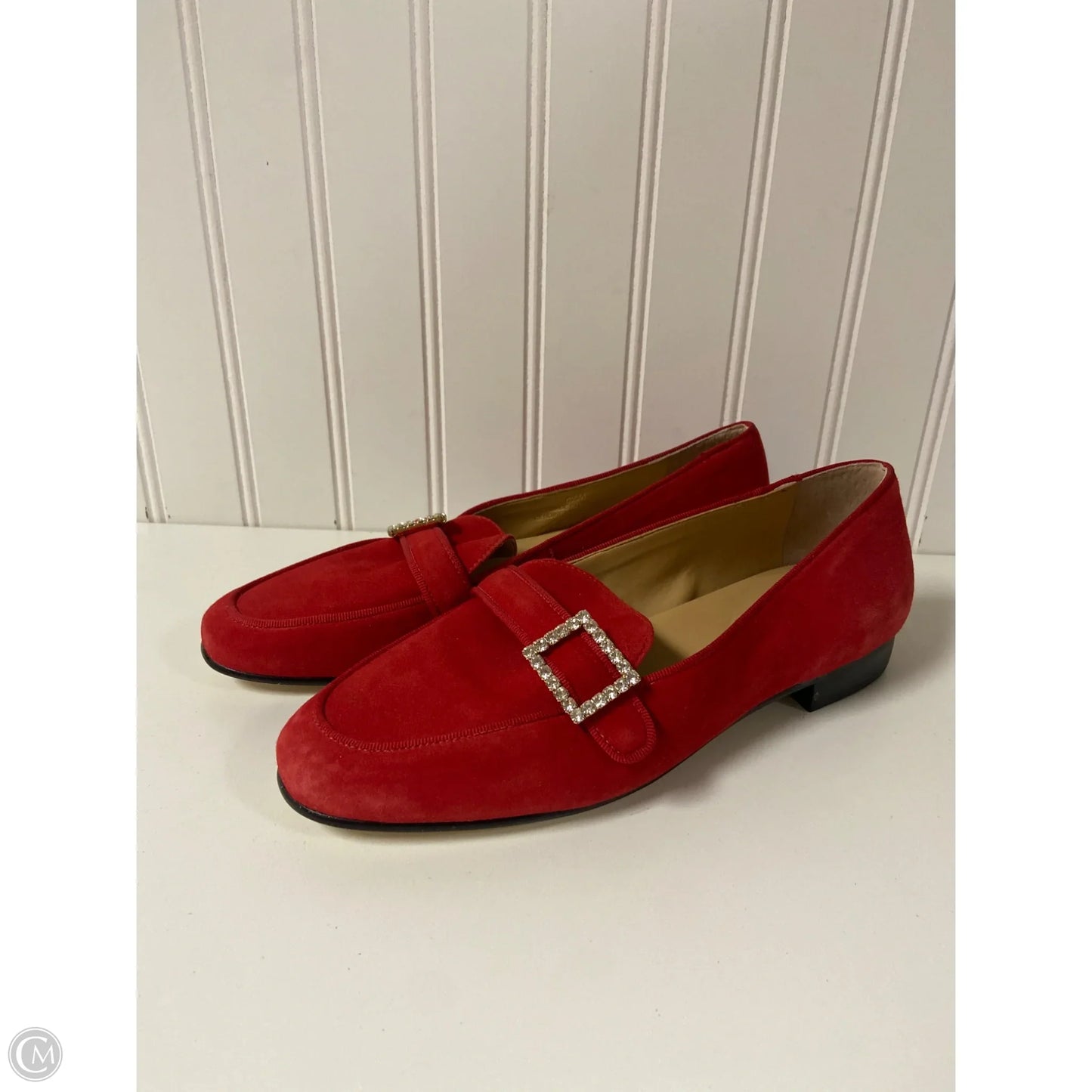 Shoes Flats By Talbots In Red, Size: 6.5